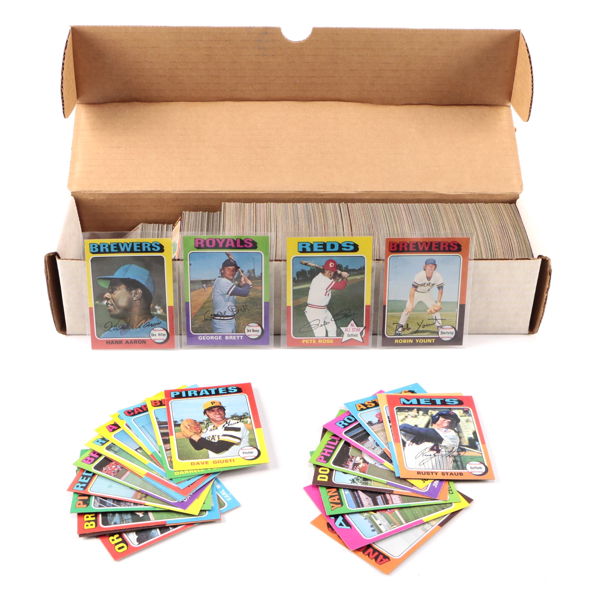 Complete 1975 Topps Baseball Card Set