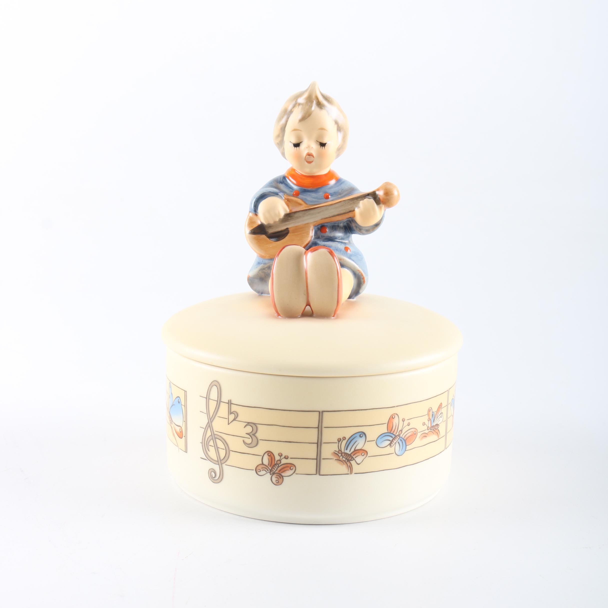 Hummel Goebel 100th Anniversary "Trinket Box" Ceramic Figurine
