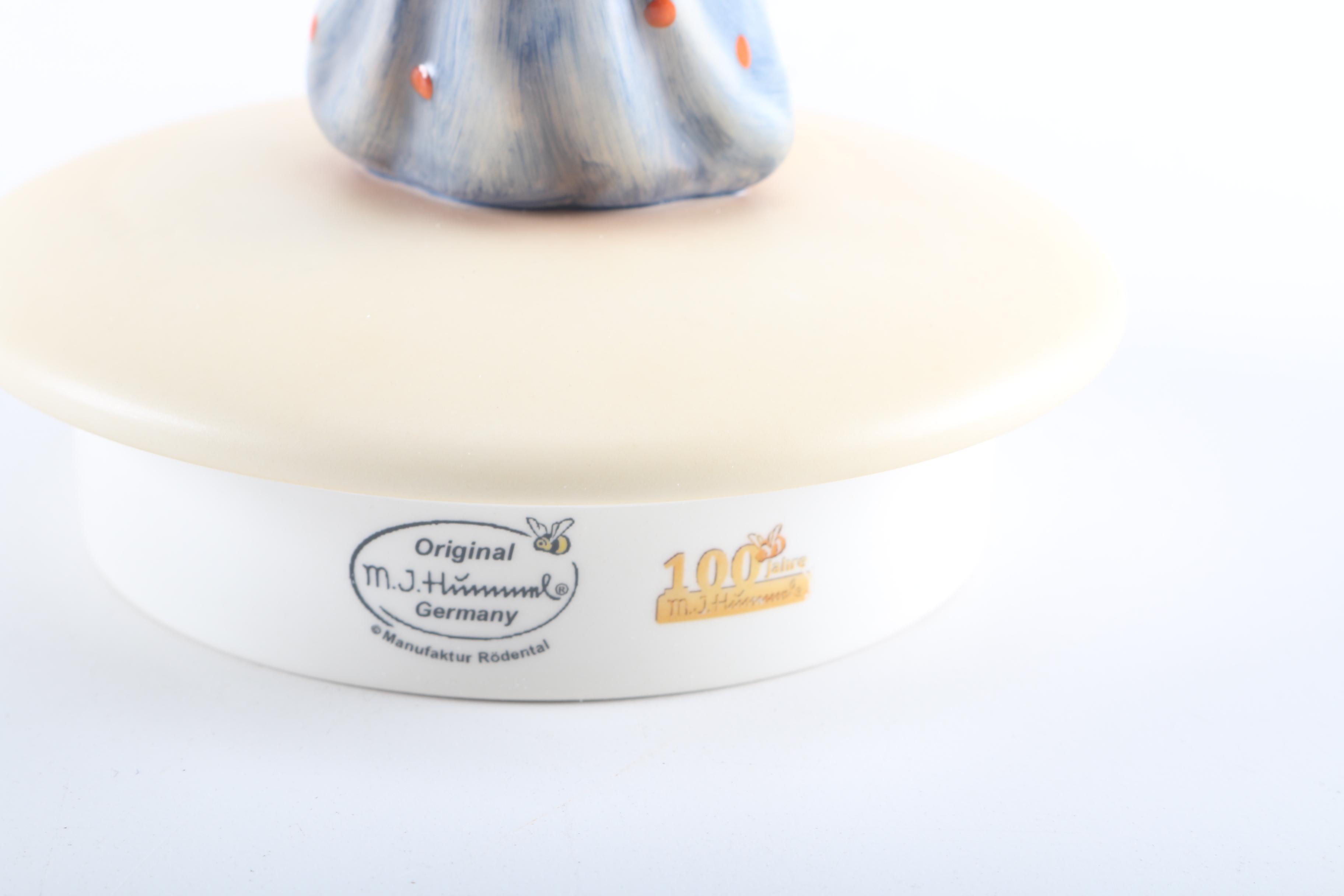 Hummel Goebel 100th Anniversary "Trinket Box" Ceramic Figurine