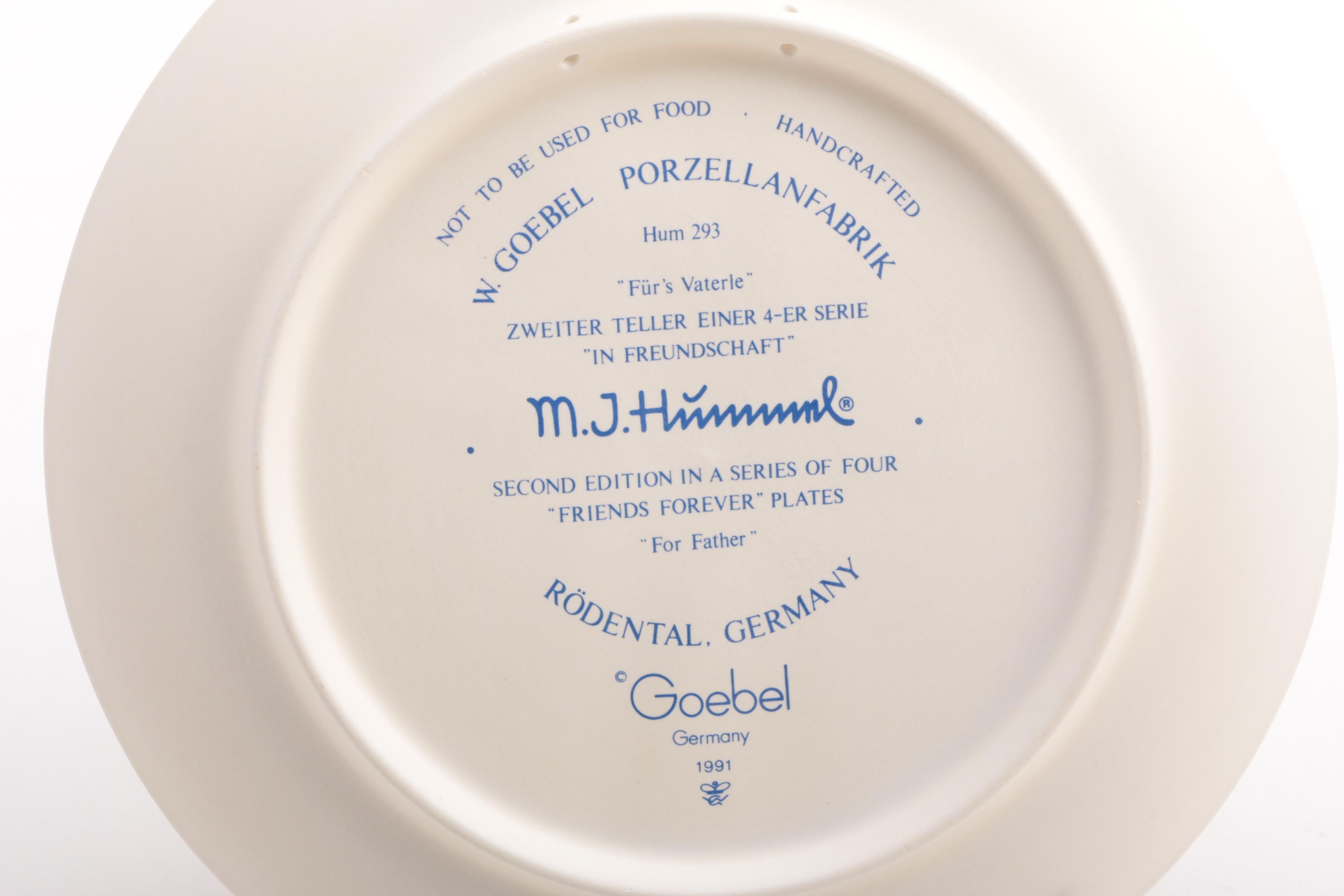 Hummel Collector Plates of the Four Seasons