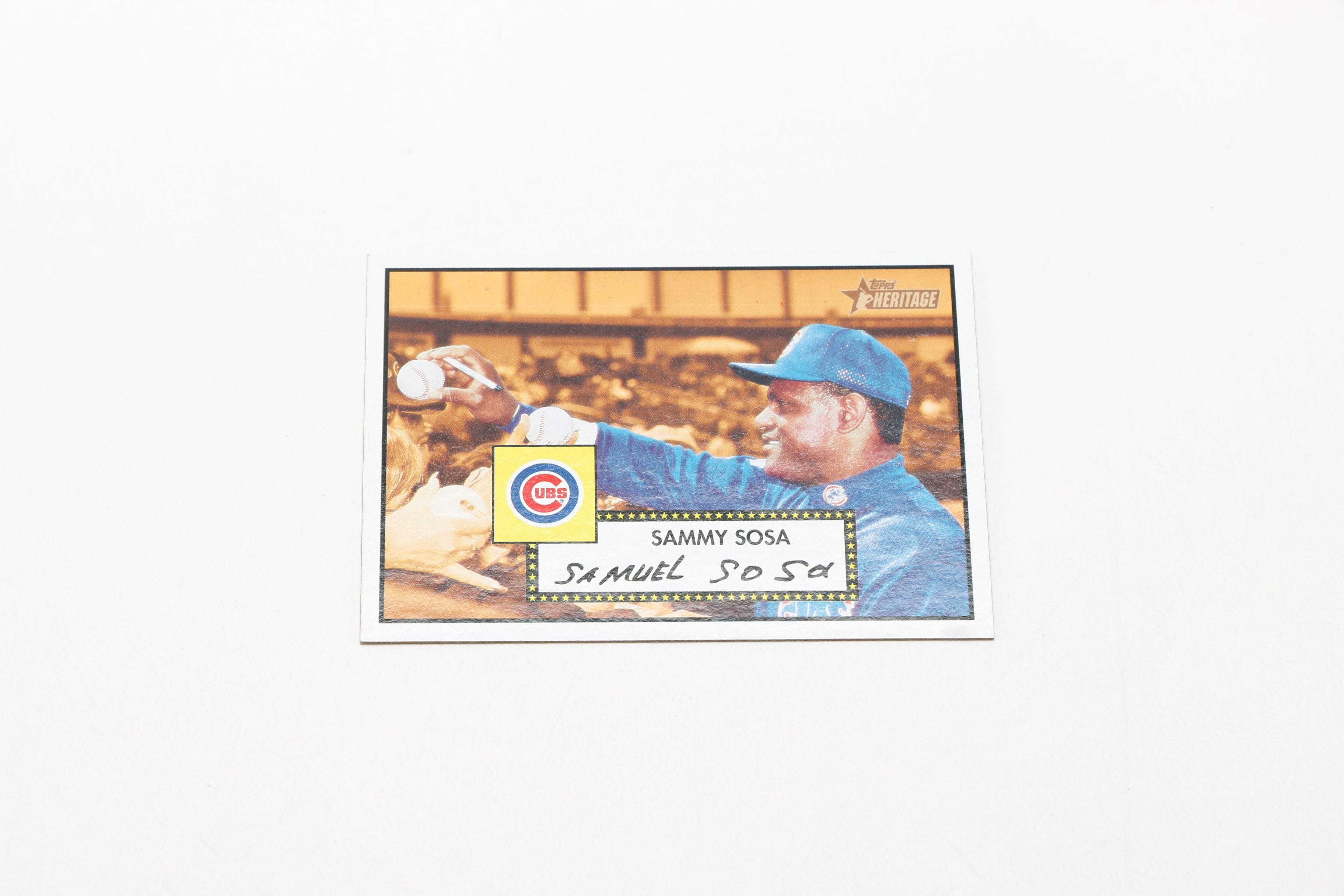 Collection of Topps Stadium Club and Heritage Baseball Cards