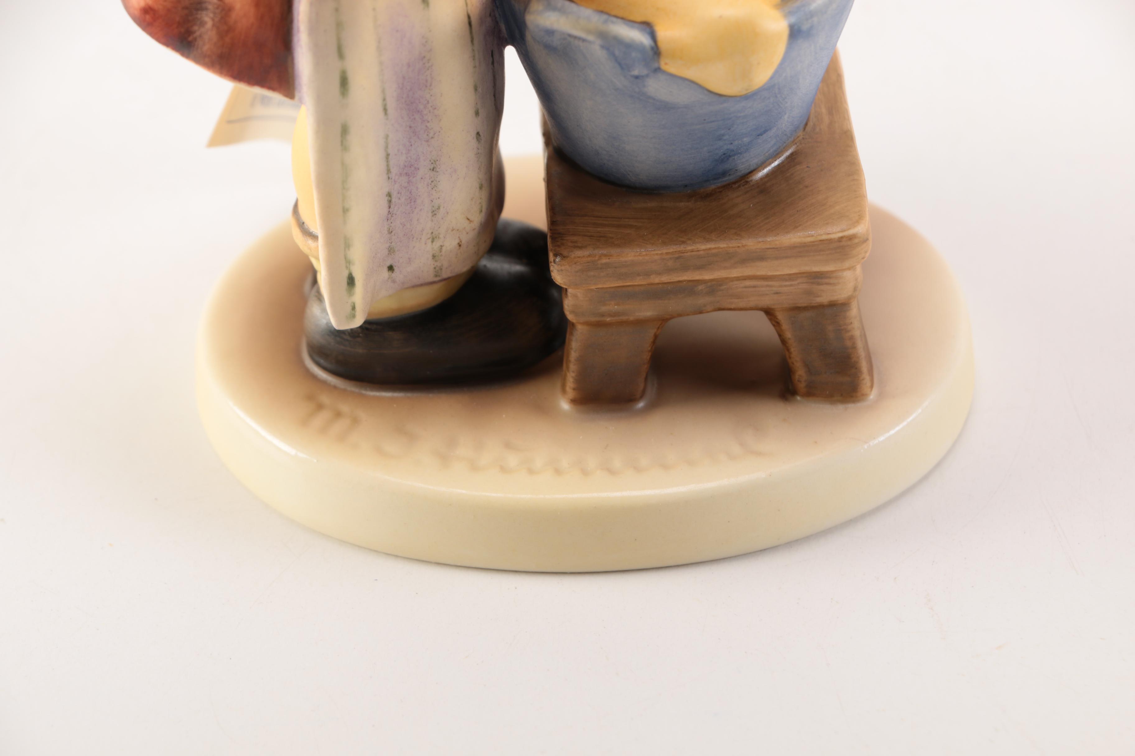 Goebel Hummel Porcelain Figurine of Baking Girl "Baking Day"