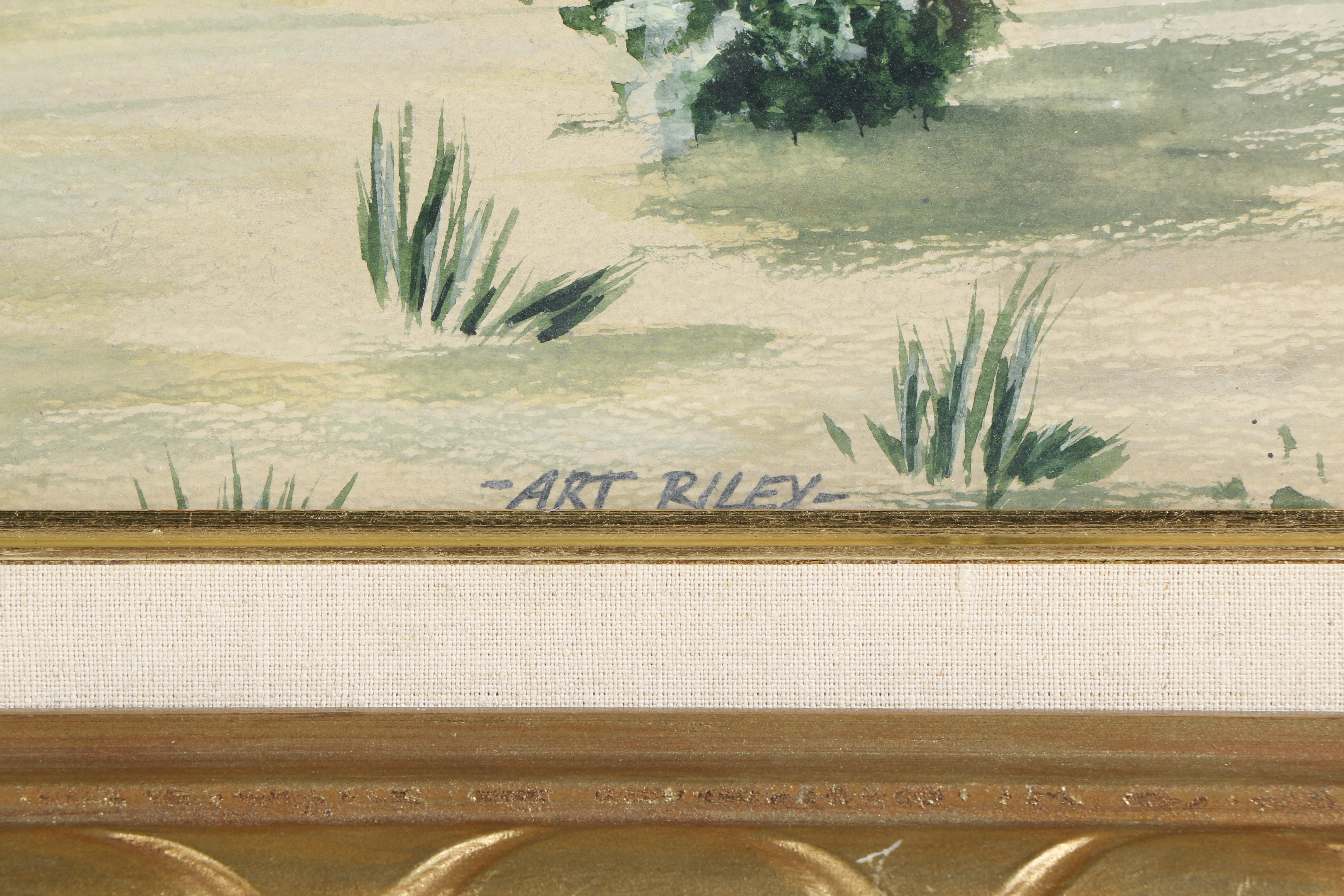 Art Riley Watercolor Painting "California"