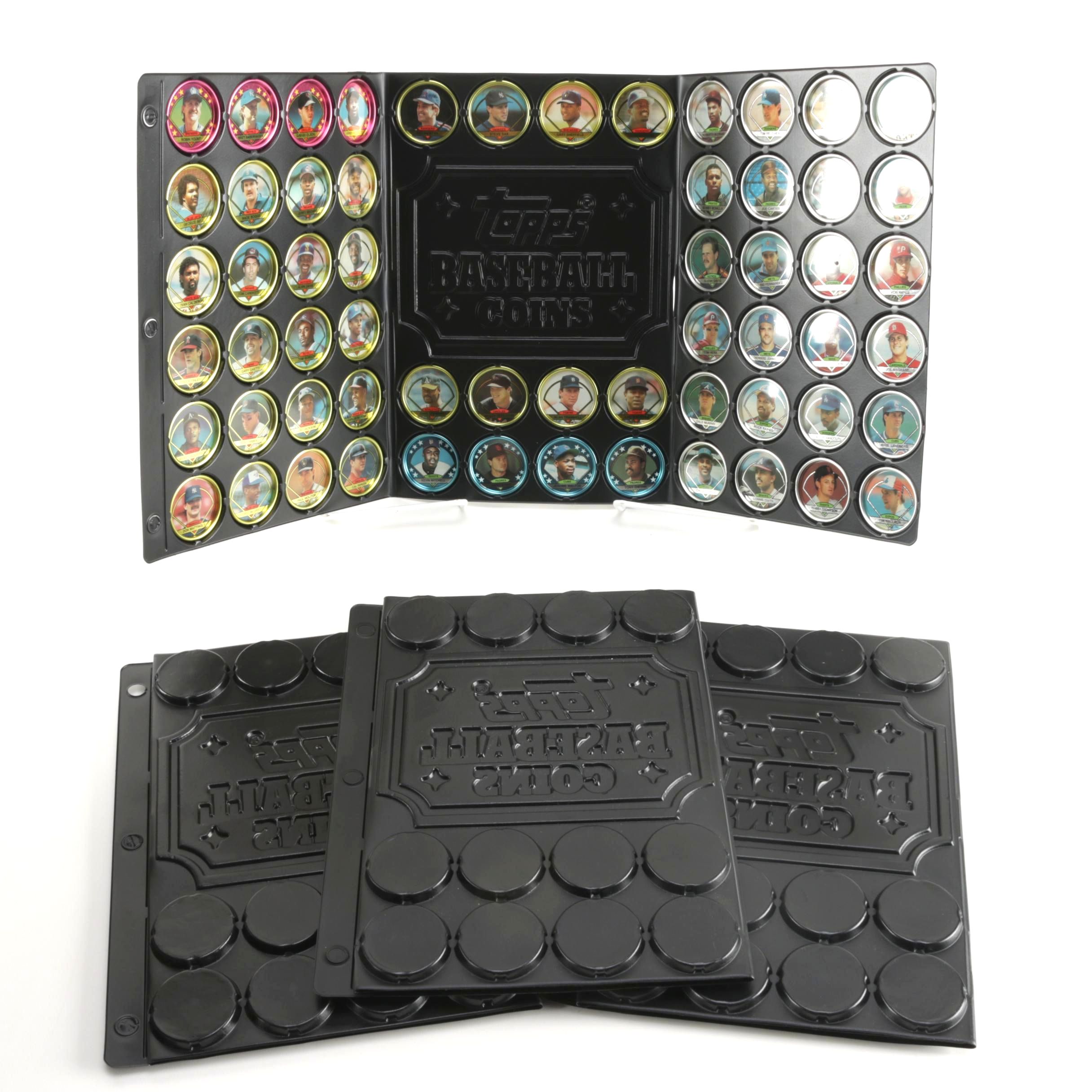 Large Collection of Topps Baseball Coins