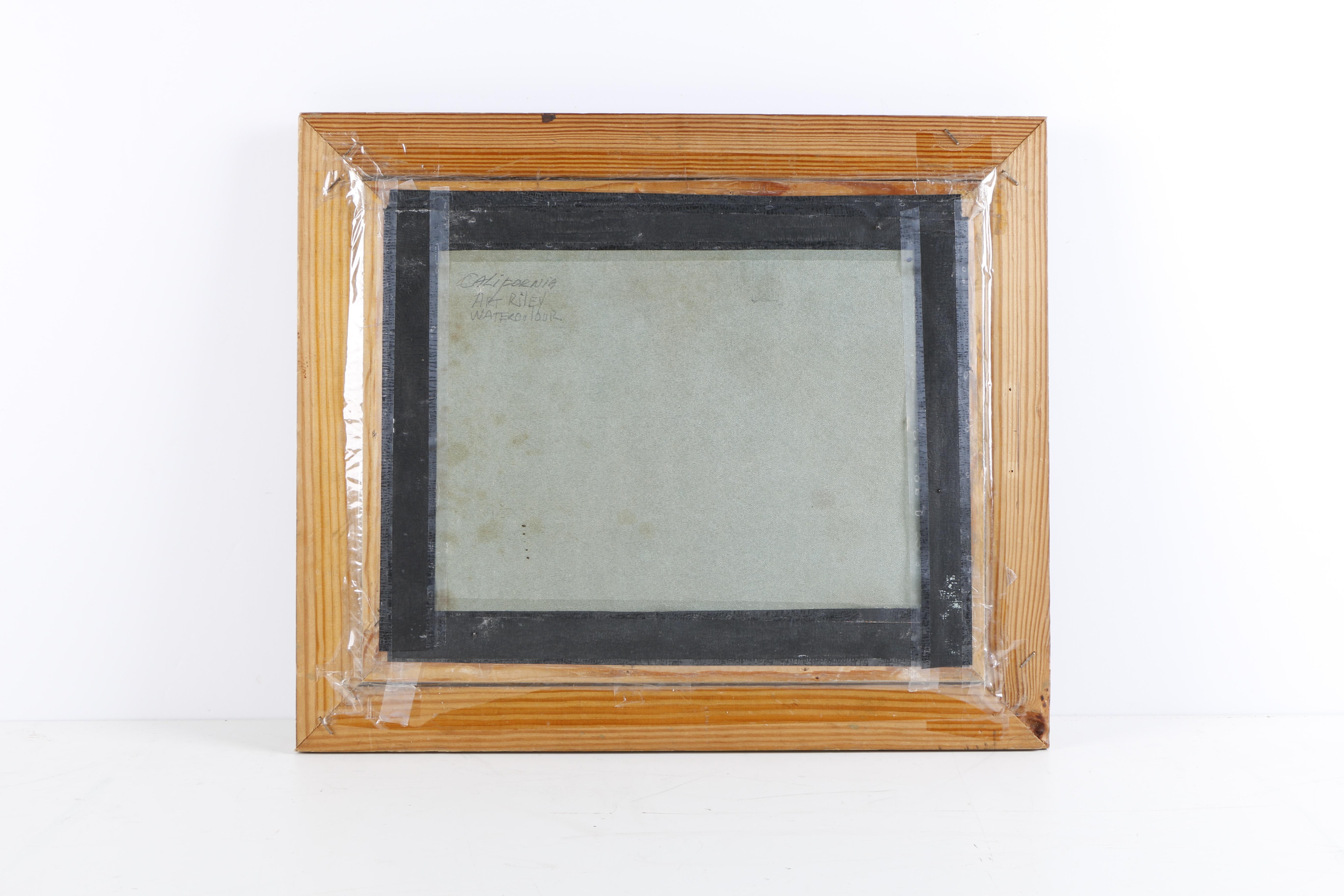 Art Riley Watercolor Painting "California"