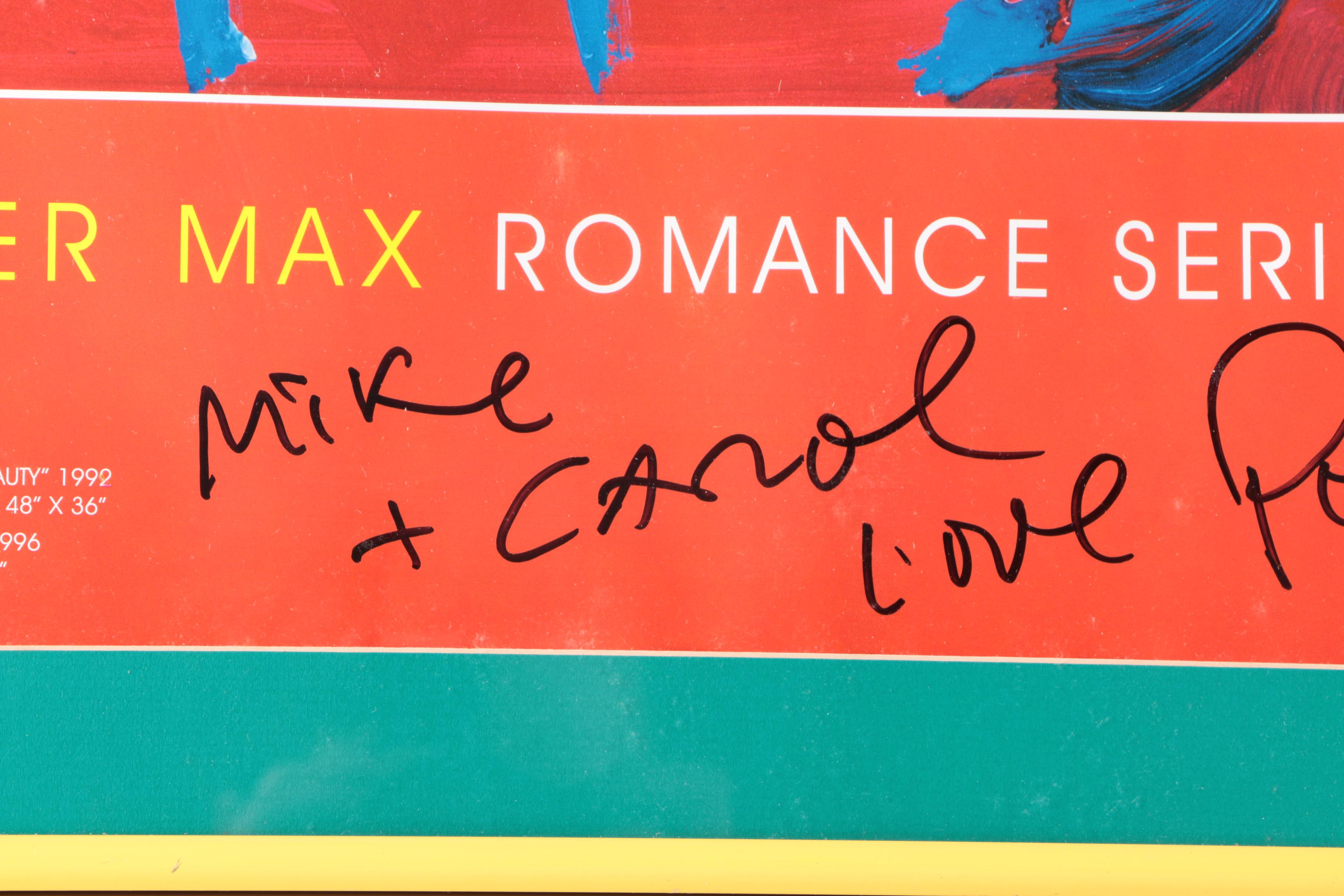 Peter Max Offset Lithograph After "Blushing Beauty"