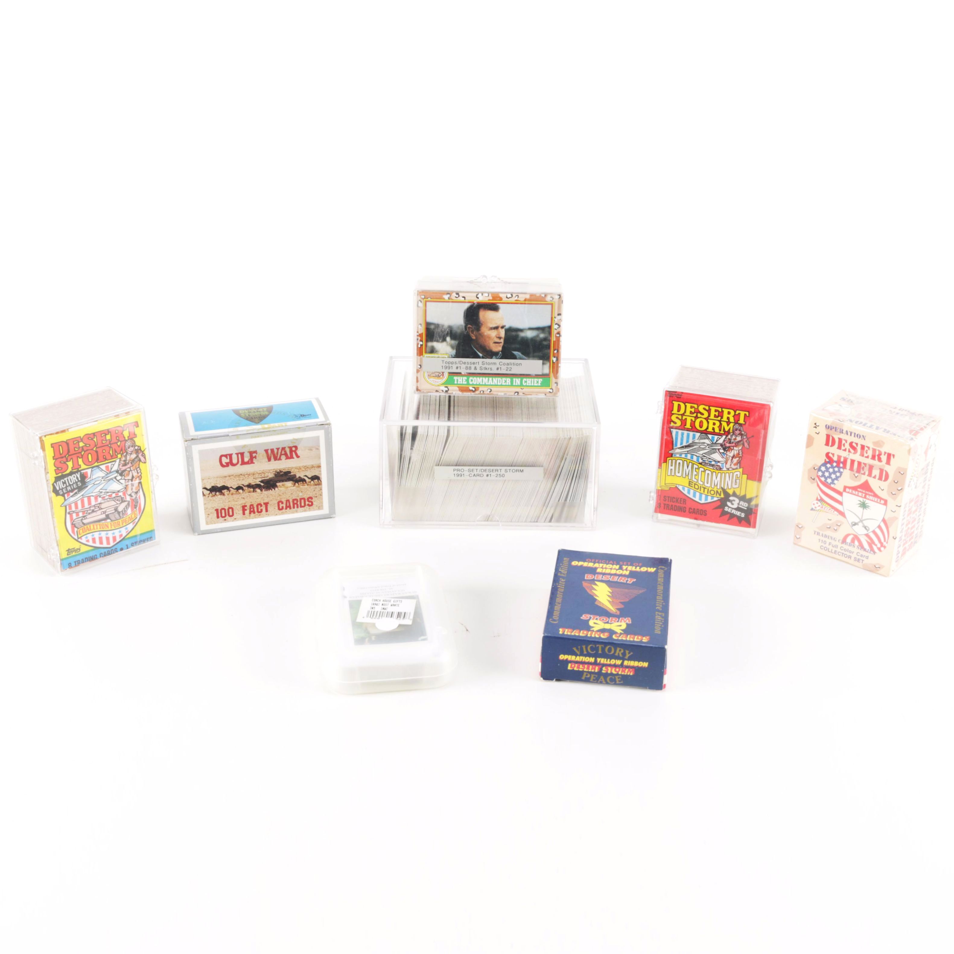 Assortment of Military Campaign Trading Cards