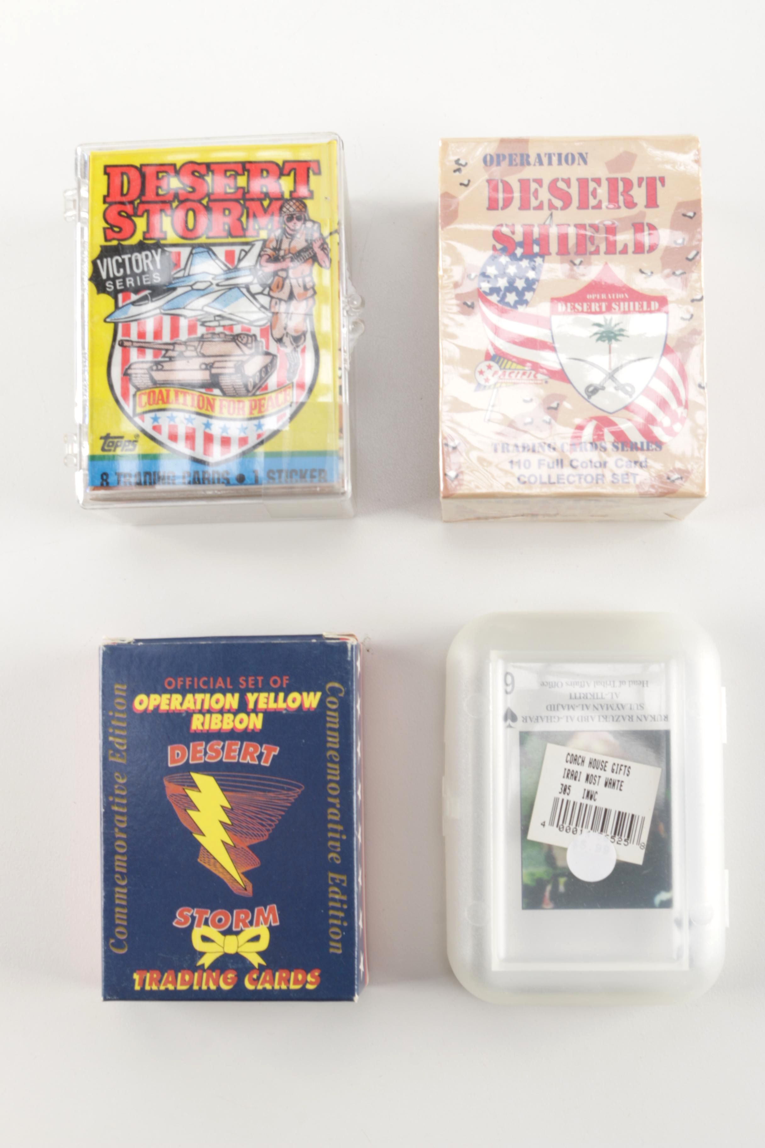 Assortment of Military Campaign Trading Cards