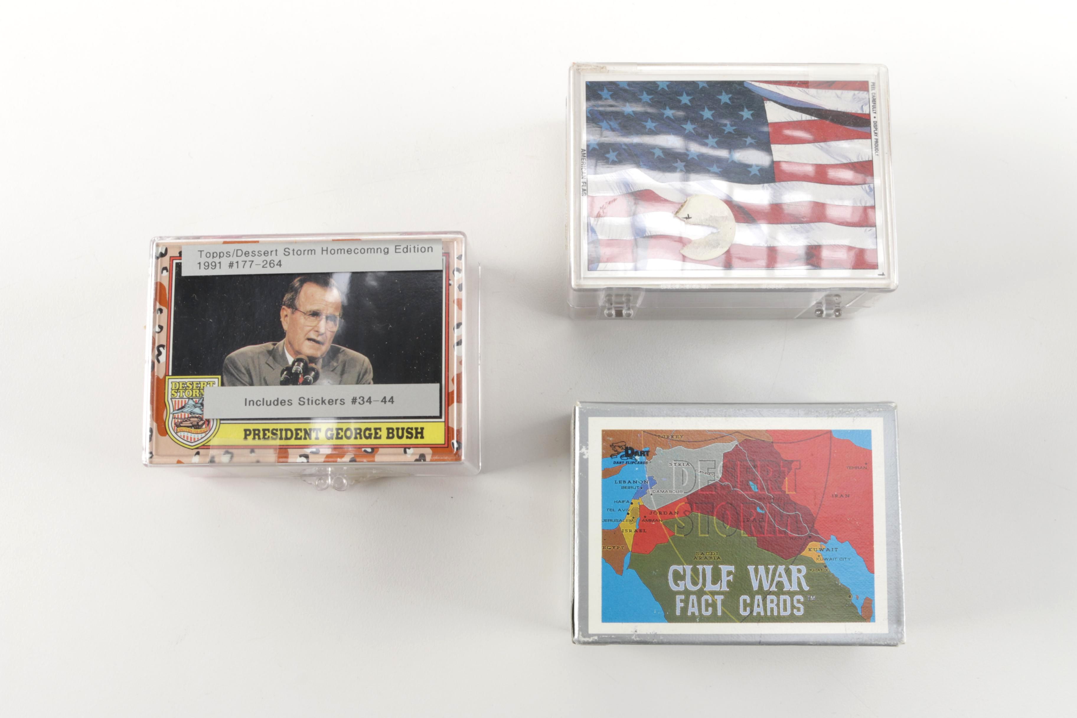 Assortment of Military Campaign Trading Cards