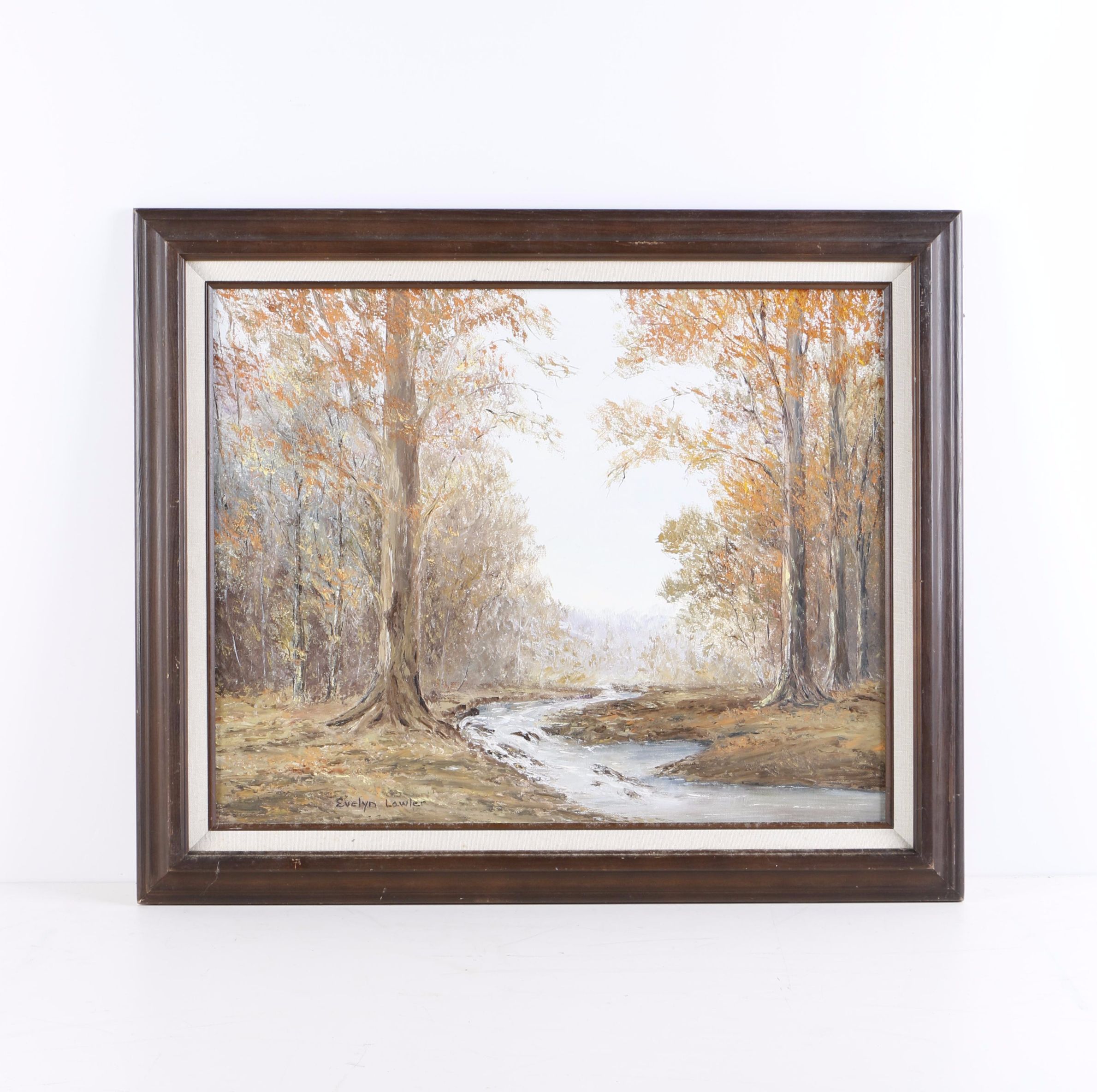 Evelyn Lawler Oil on Canvas Board