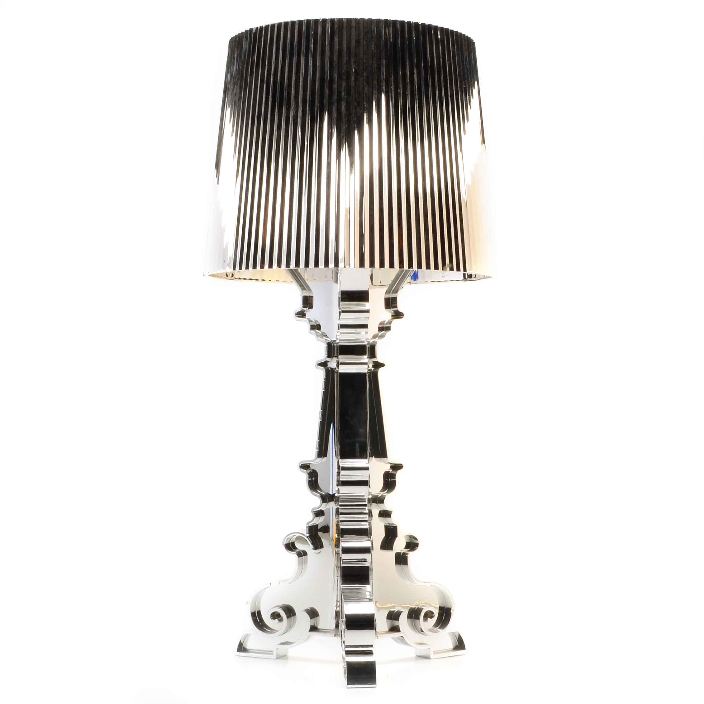 Chromed Plastic Table Lamp
