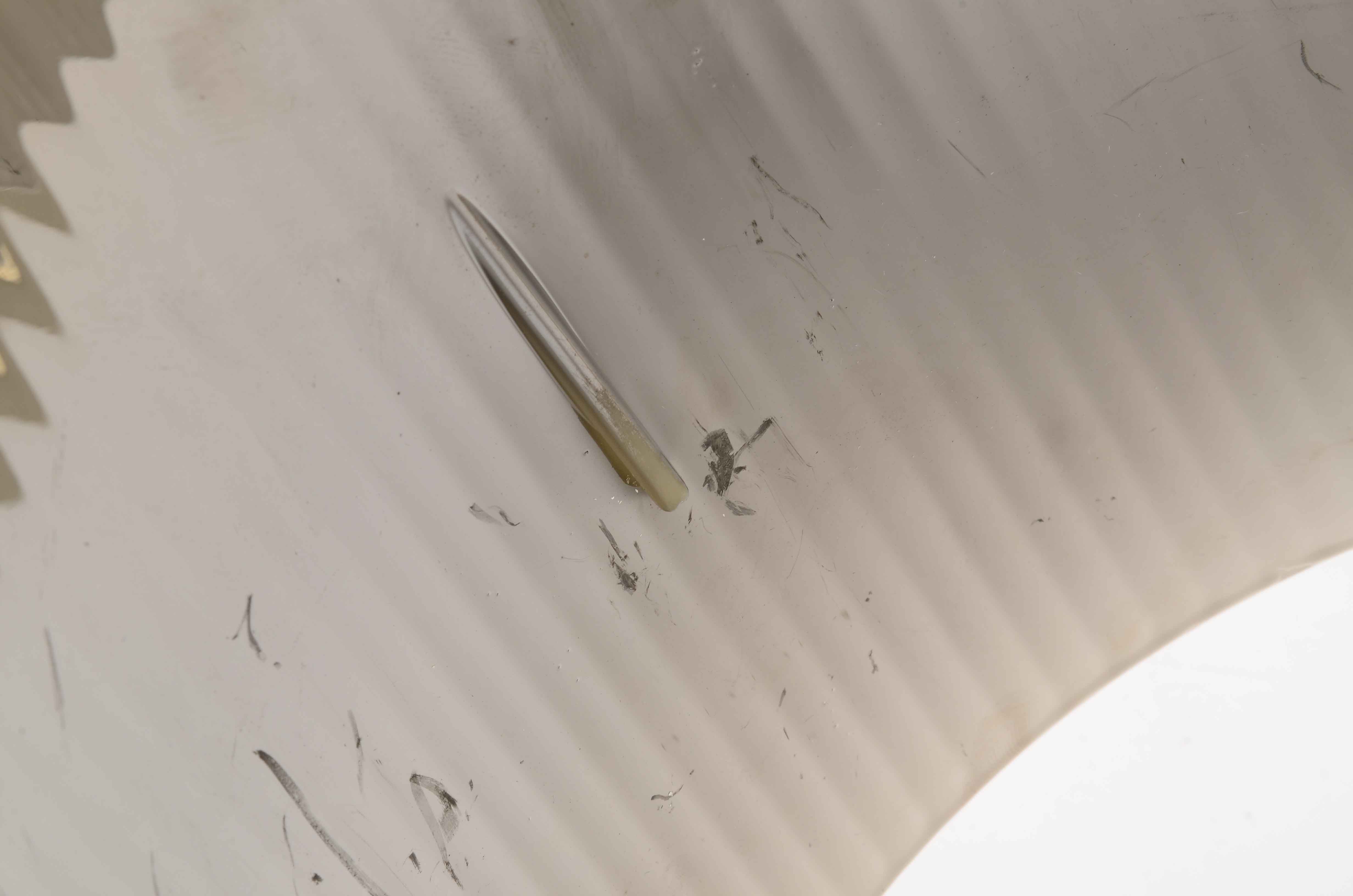 Chromed Plastic Table Lamp