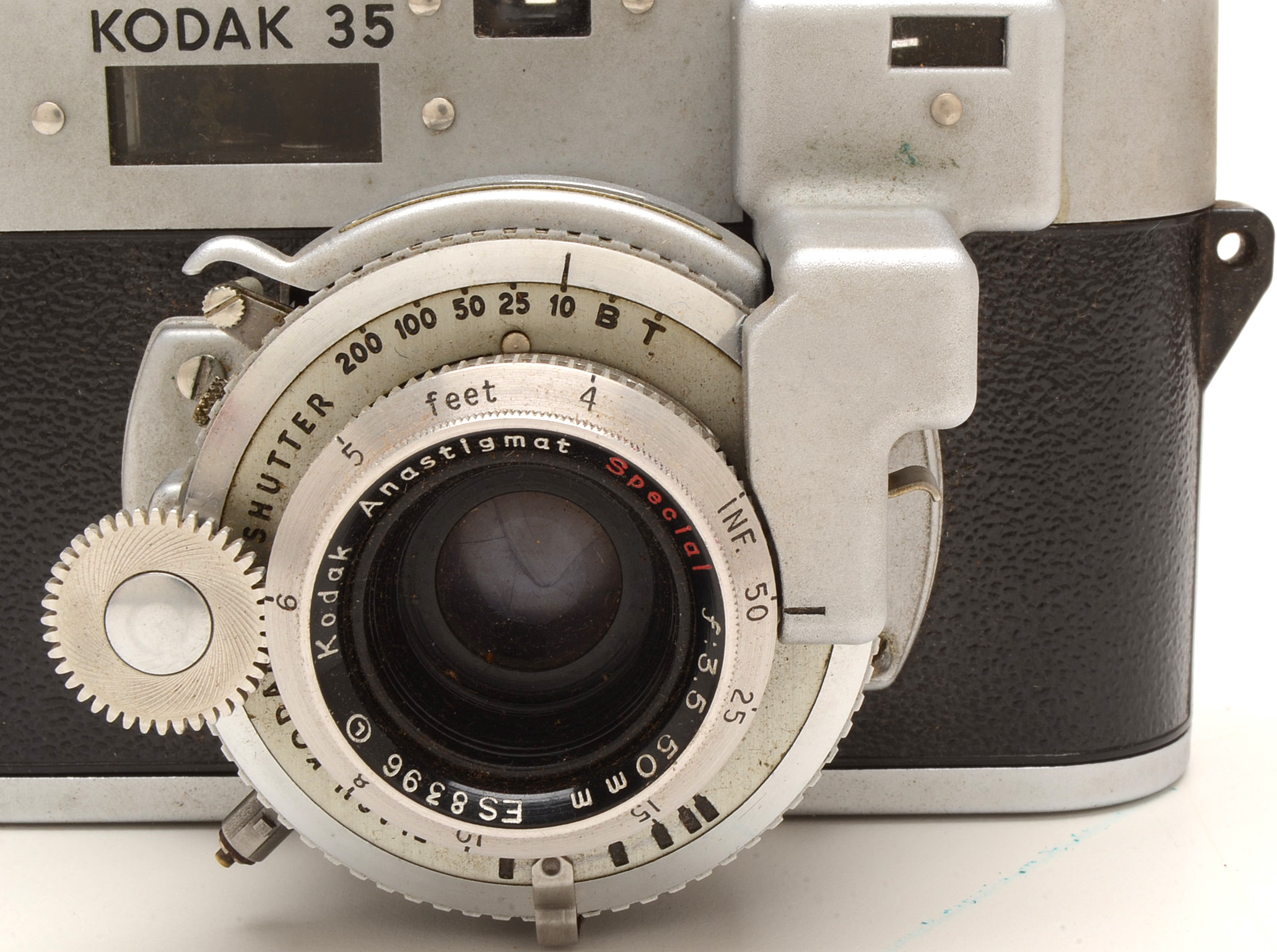 Kodak 35 Rangefinder Camera and Film Developing Tanks
