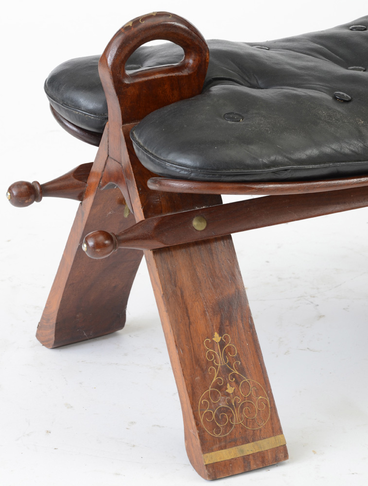 Vintage Moroccan Camel Saddle Stool