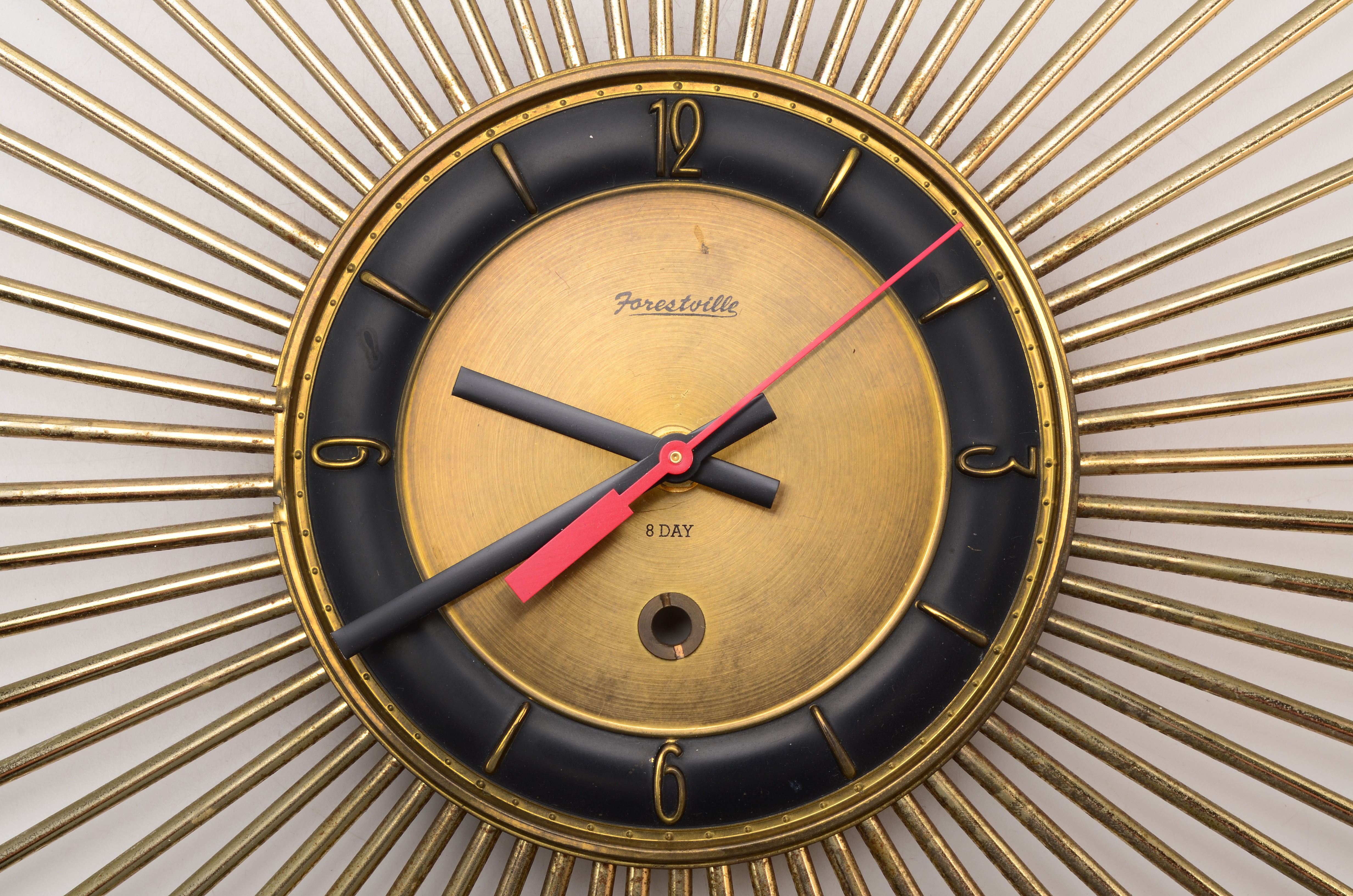Forestville Sunburst Wall Clock