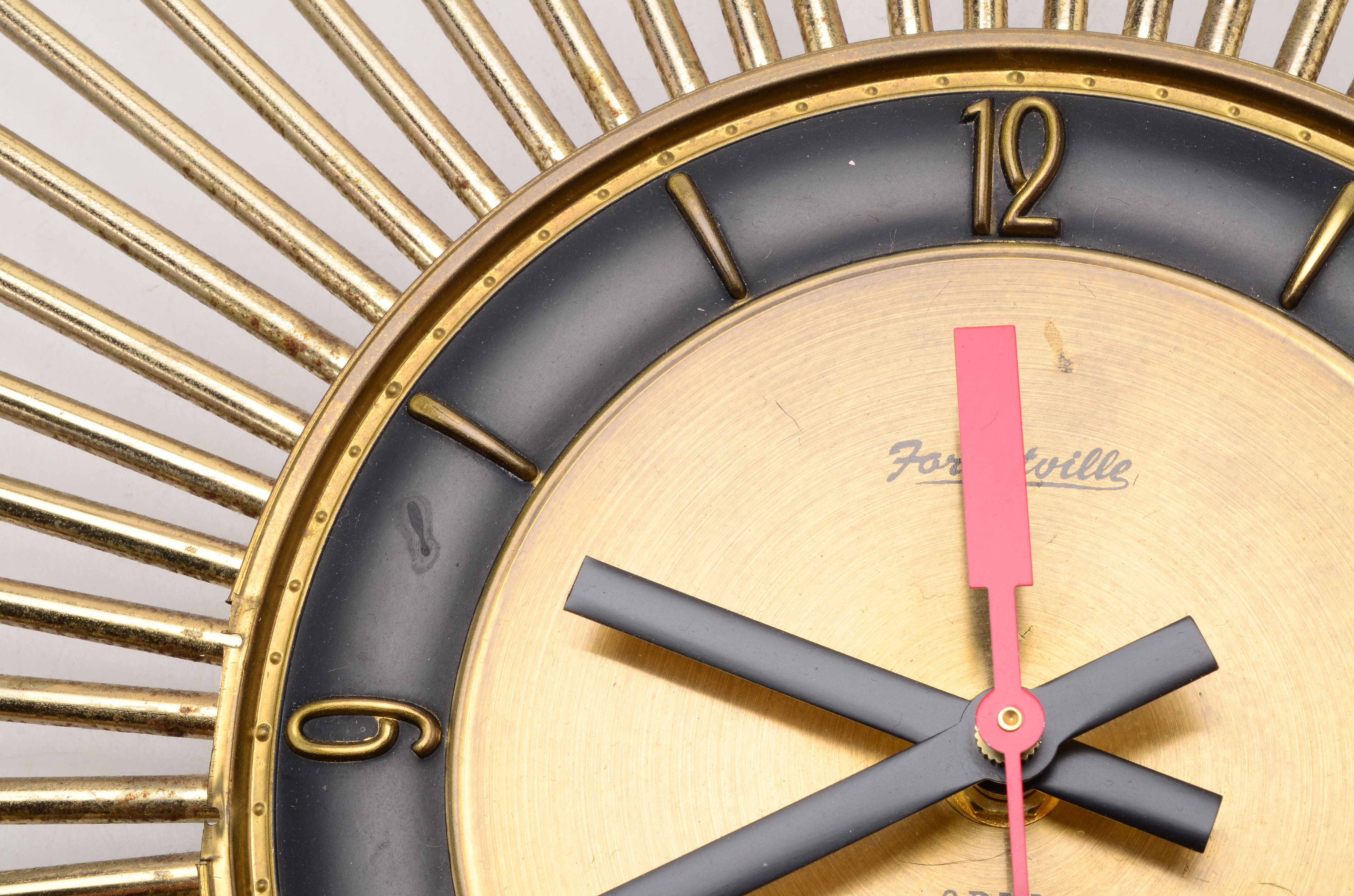 Forestville Sunburst Wall Clock