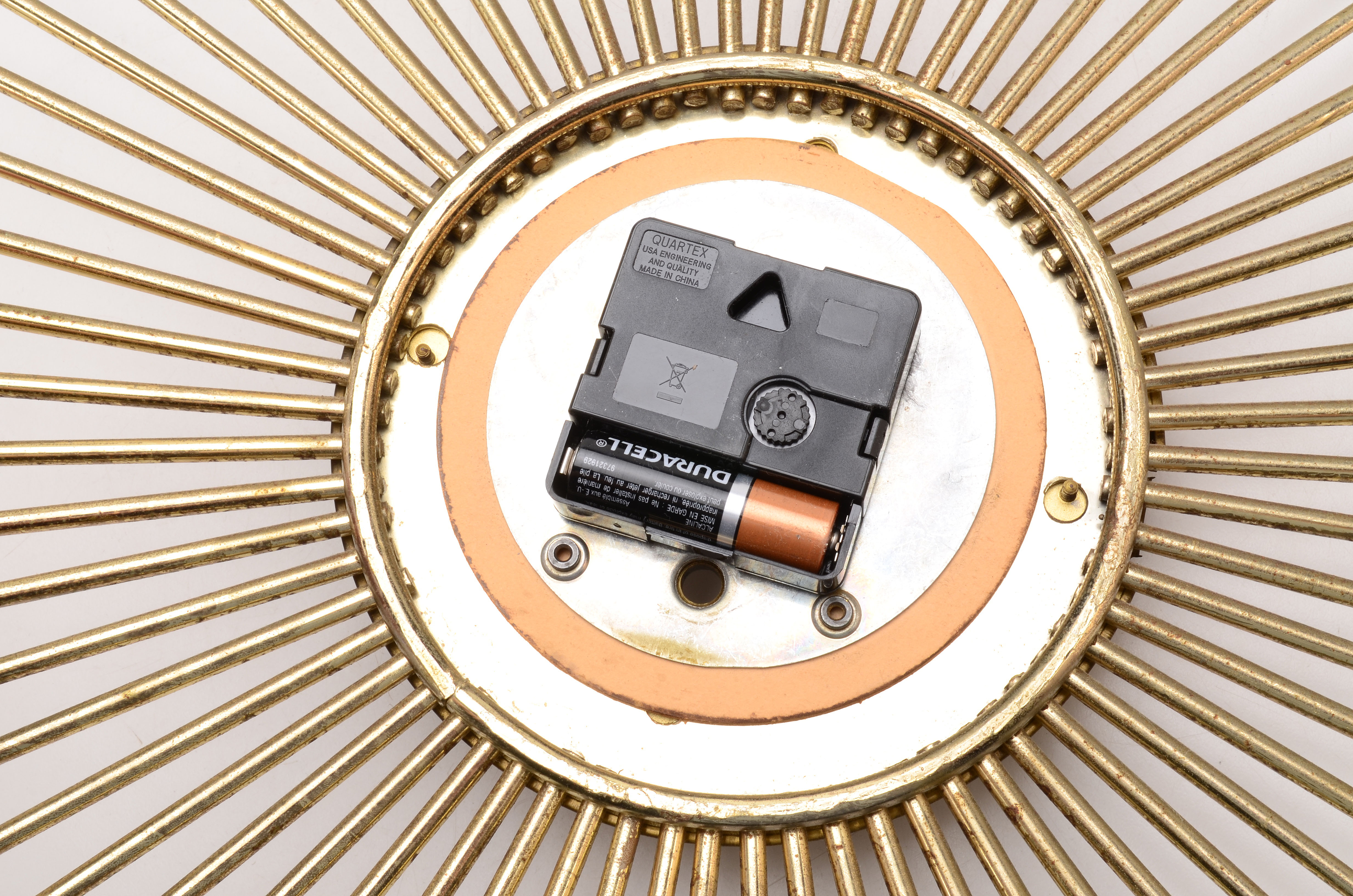 Forestville Sunburst Wall Clock