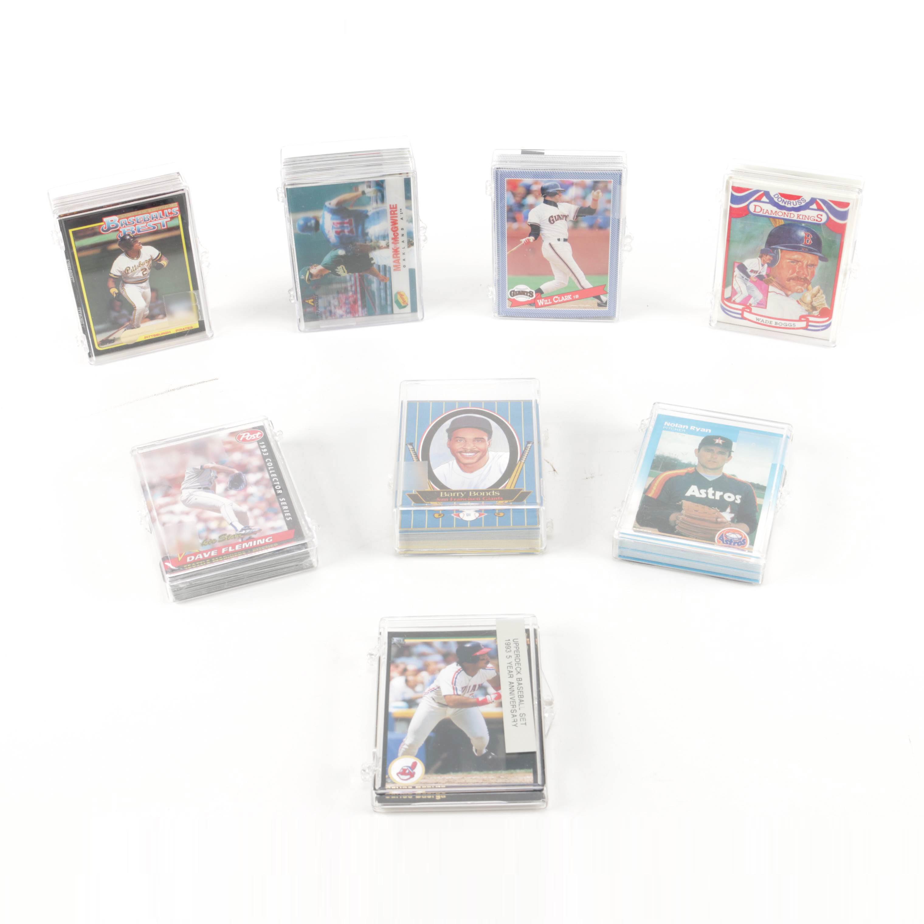Collection of 1980s and 1990s Baseball Cards