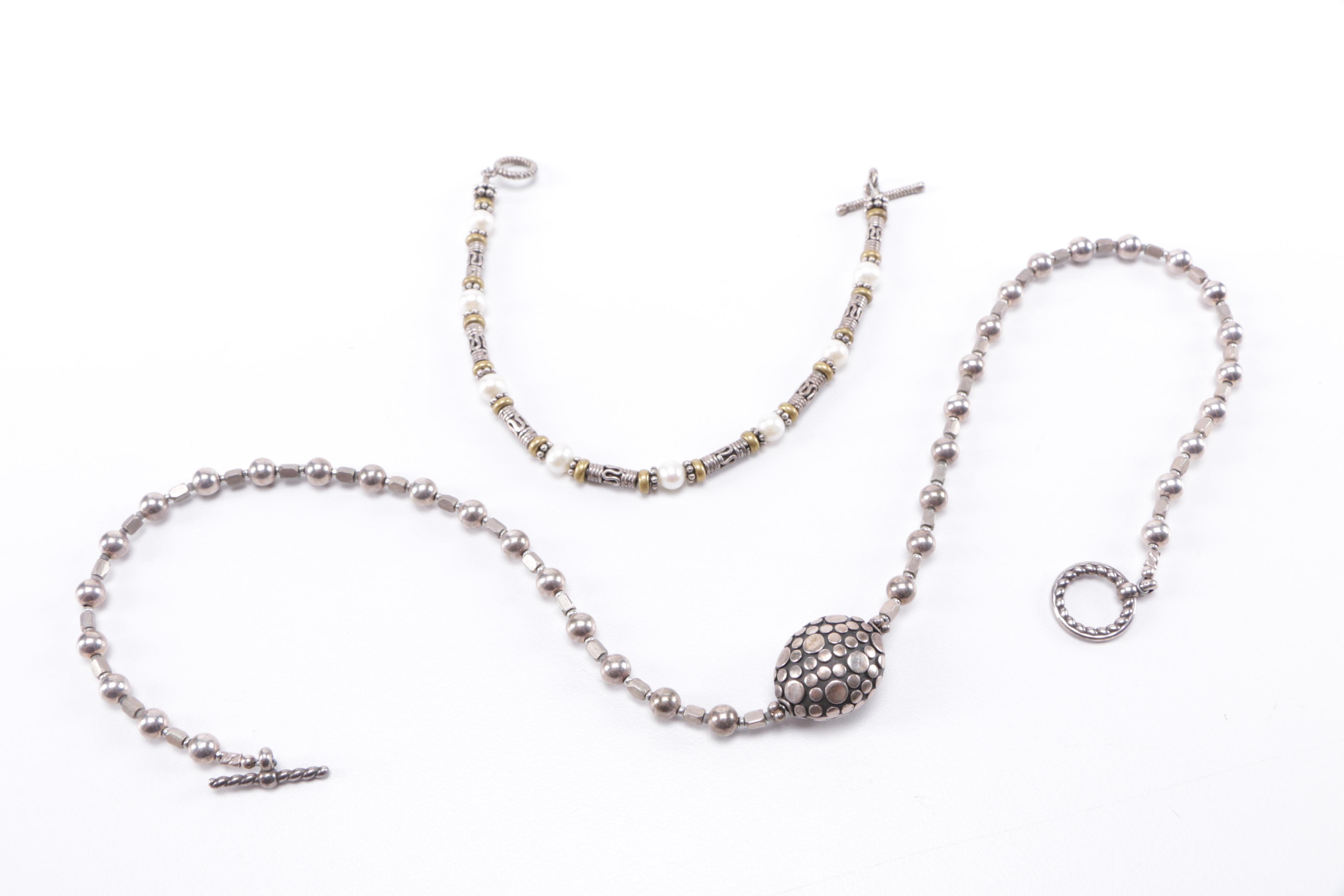 Assortment of Jewelry Featuring Sterling Silver