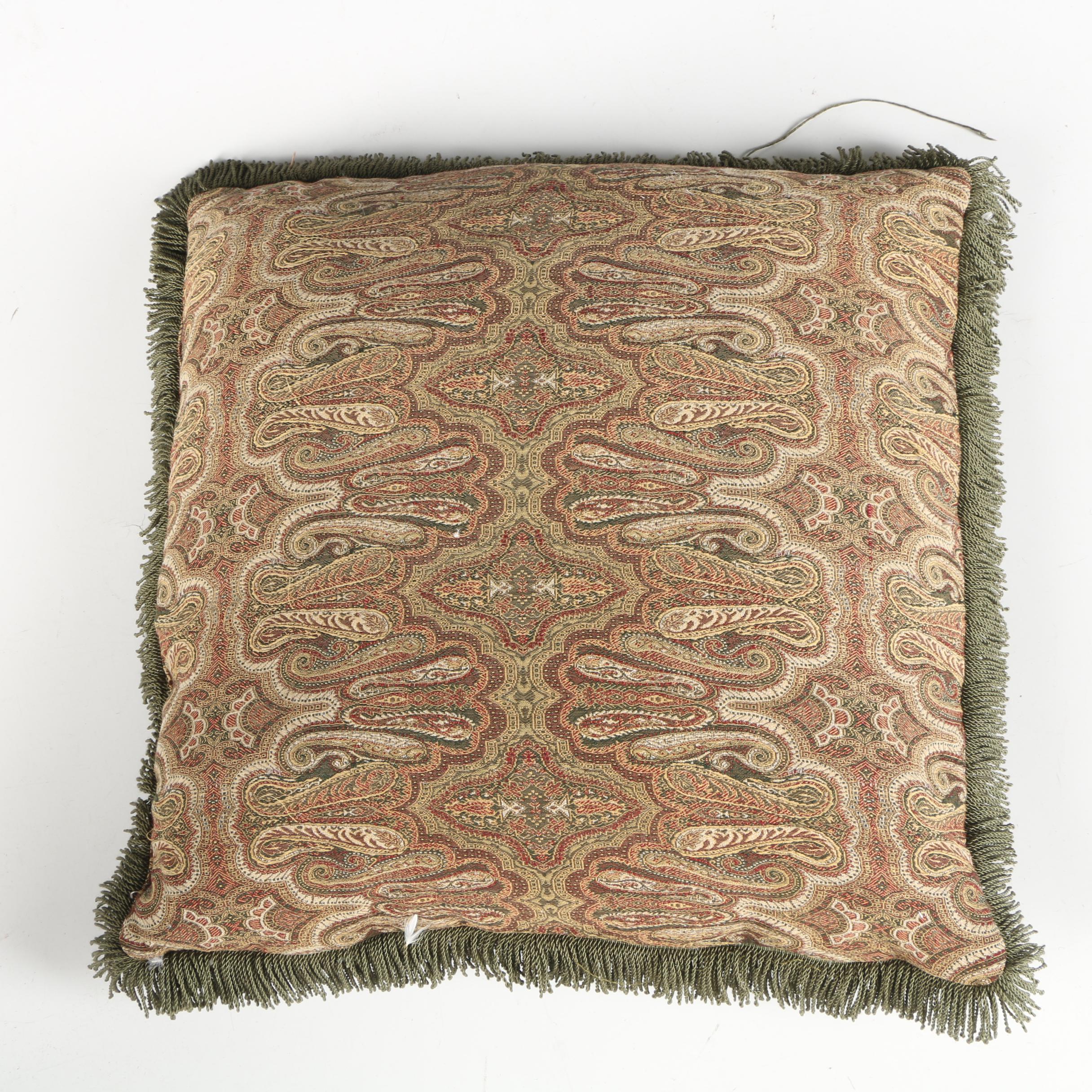 Vintage Walnut Corner Armchair with Storage