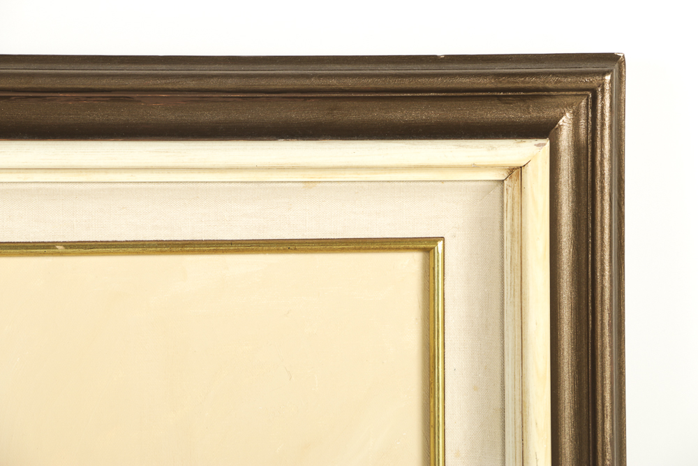 D. Saar Oil Painting on Canvas Floral Still Life