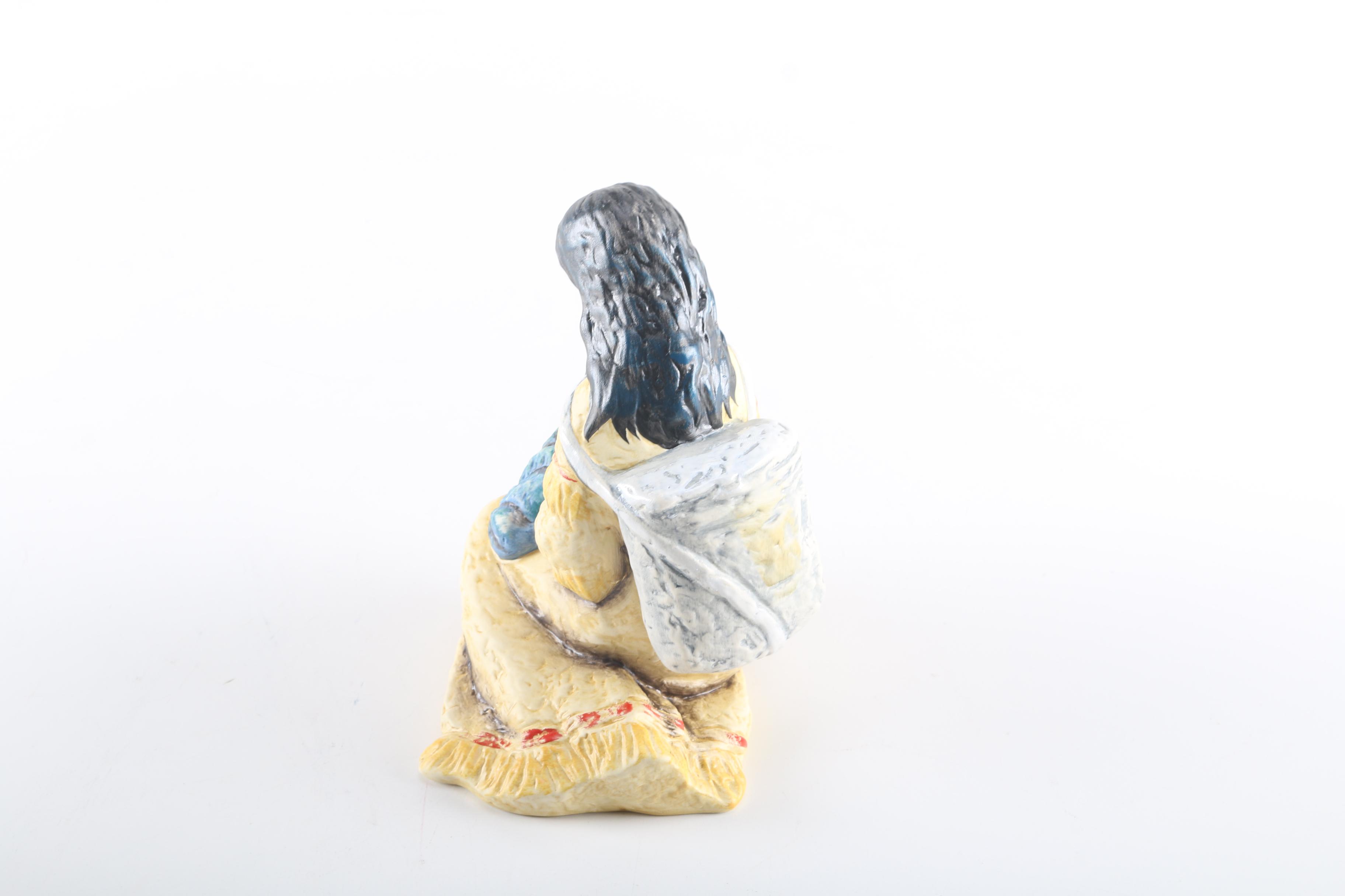 1998 Artist Limited Edition Goebel Ted DeGrazia "Mother's Warmth" Figurine