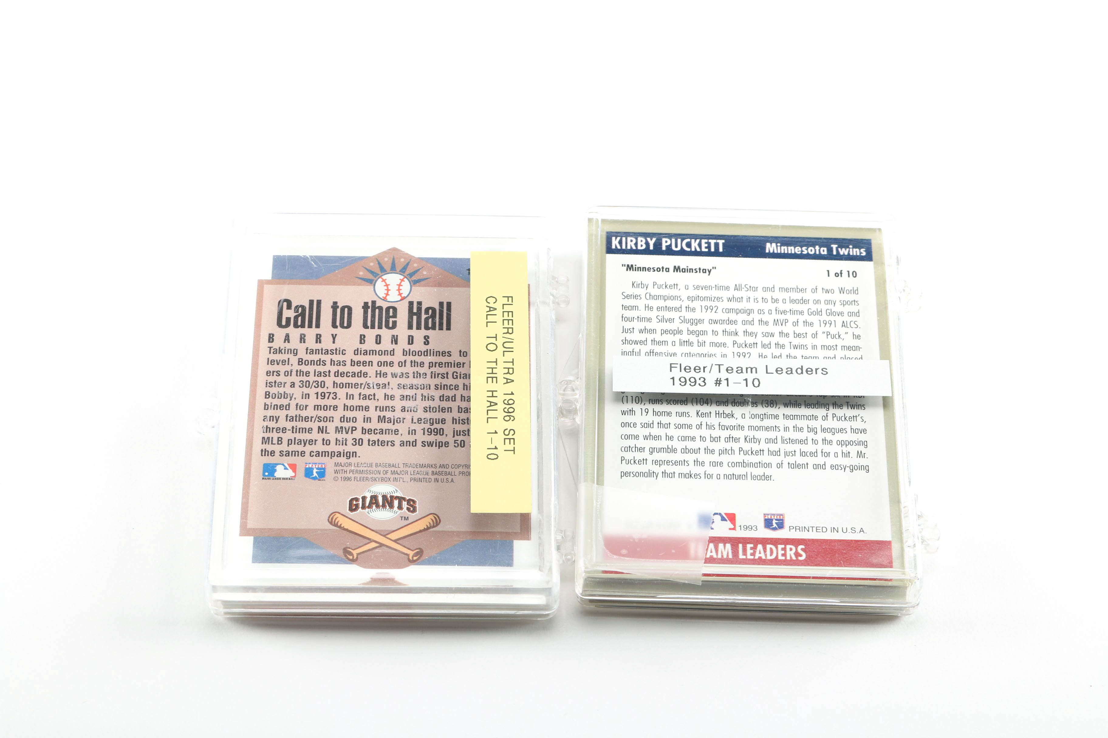 Assortment of 1980s and 1990s Baseball Cards