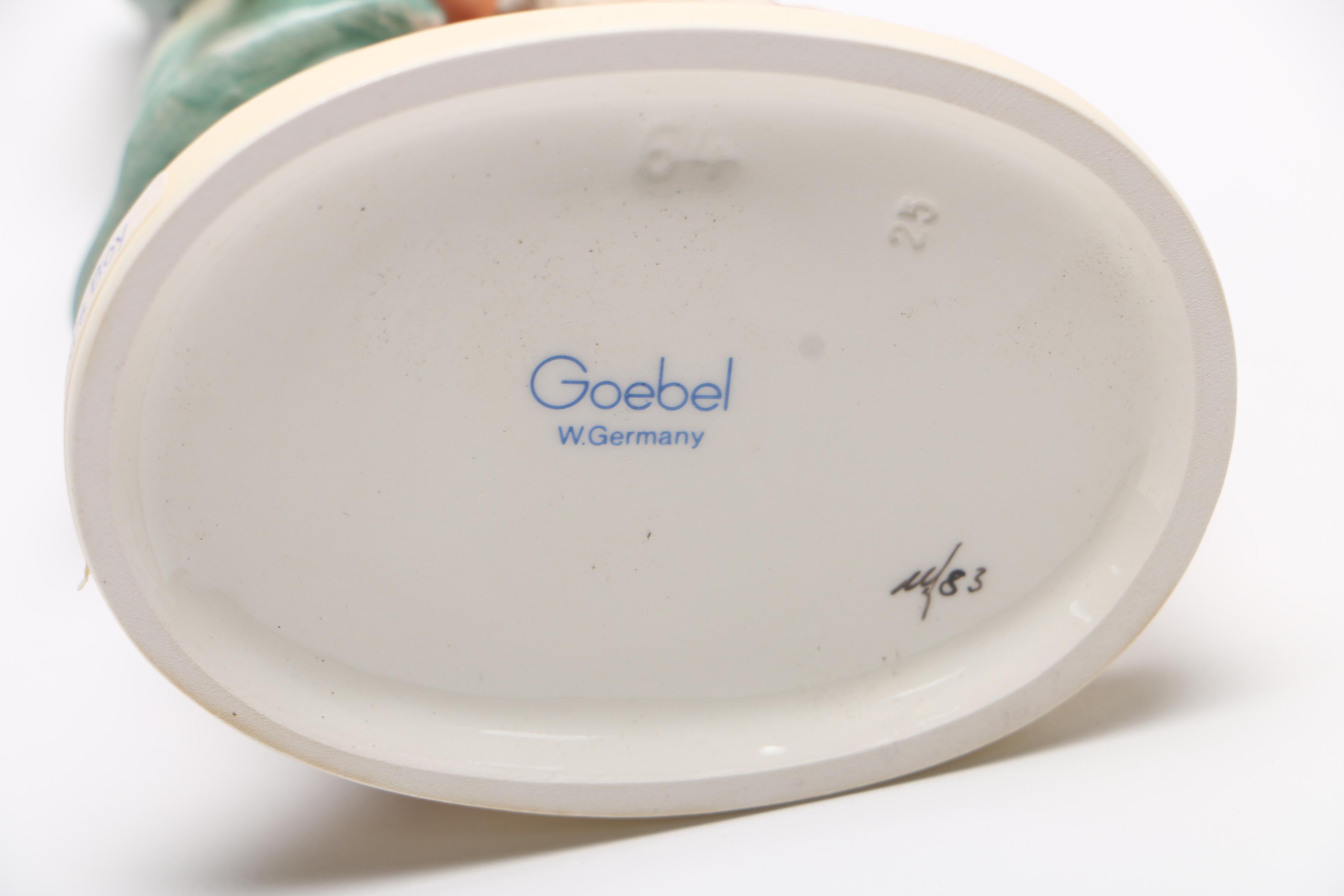 Boy Carrying Sheep Ceramic Hummel Figurine