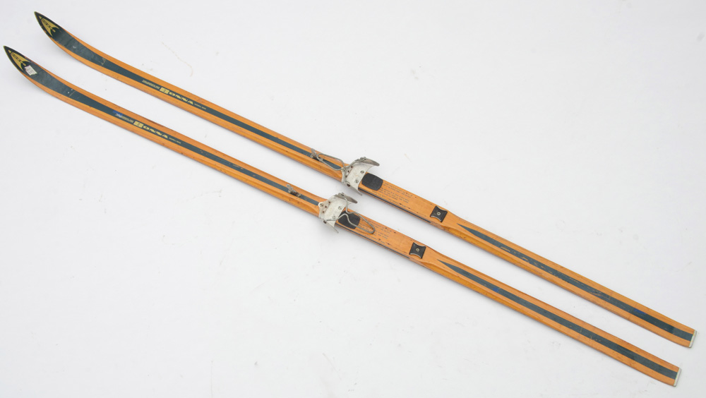 Vintage Wooden Cross Country Skis