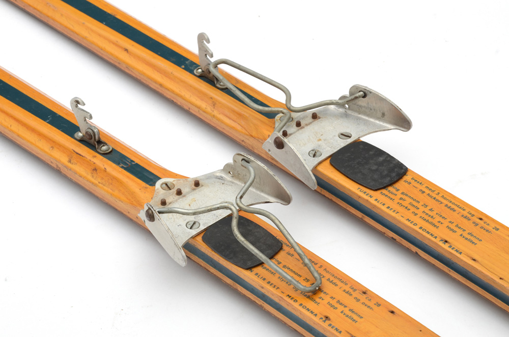 Vintage Wooden Cross Country Skis