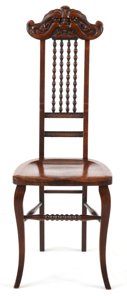 Carved "Northwind" or "Man of the Mountain" Side Chair