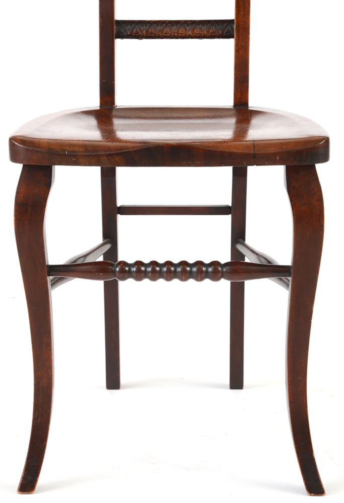 Carved "Northwind" or "Man of the Mountain" Side Chair