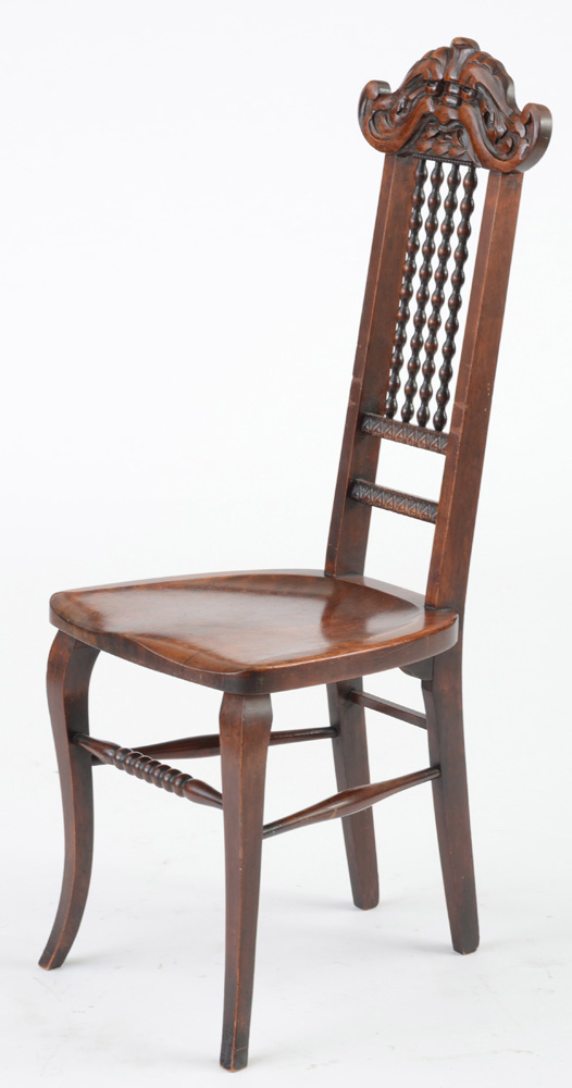 Carved "Northwind" or "Man of the Mountain" Side Chair