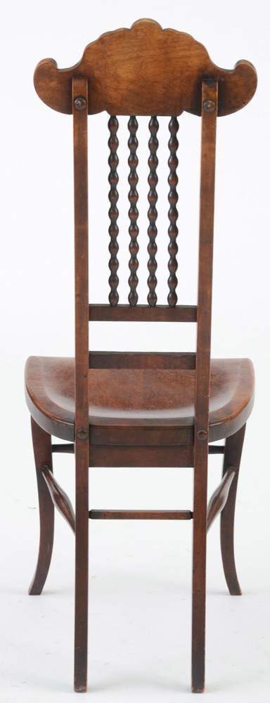 Carved "Northwind" or "Man of the Mountain" Side Chair