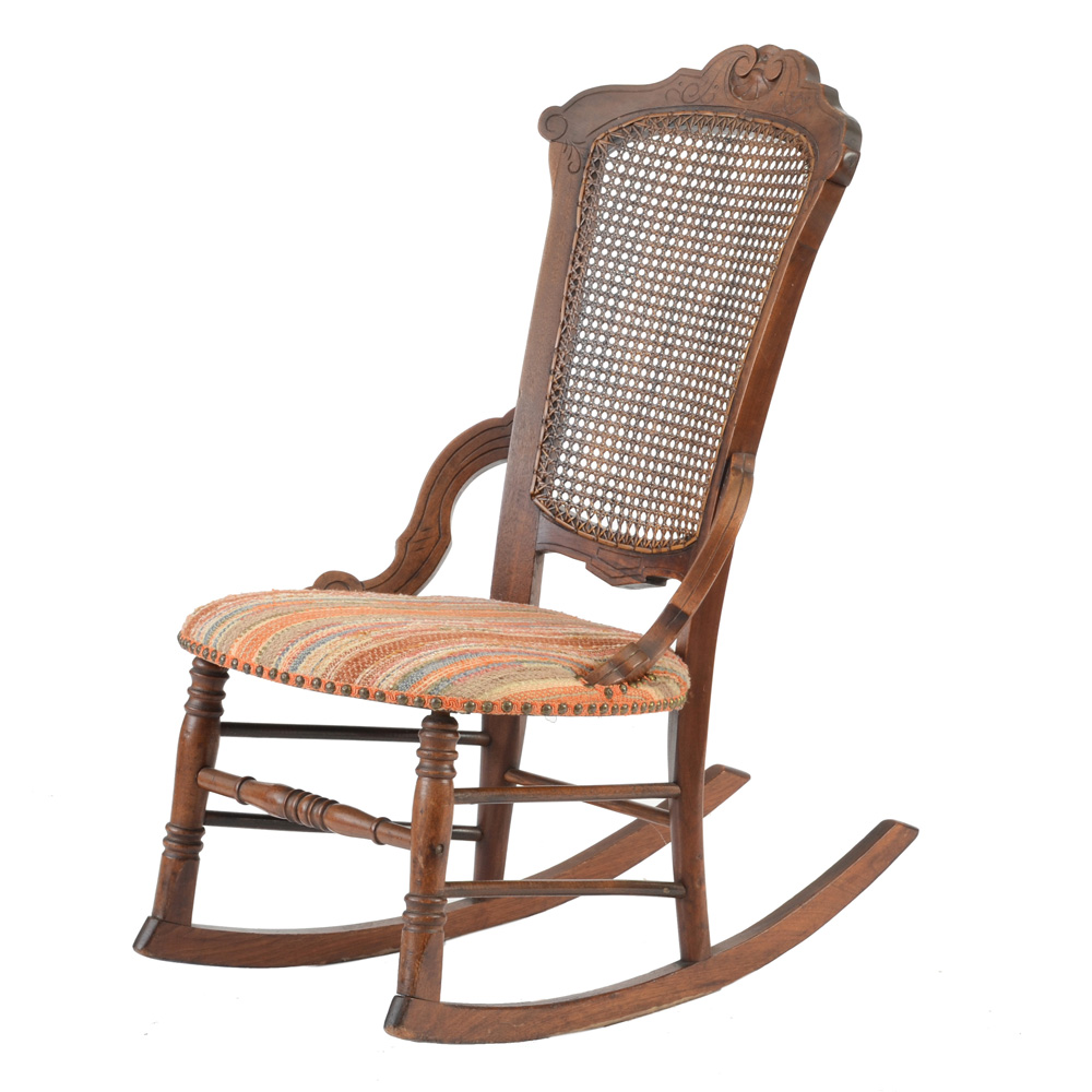 Antique Victorian Rocking Chair