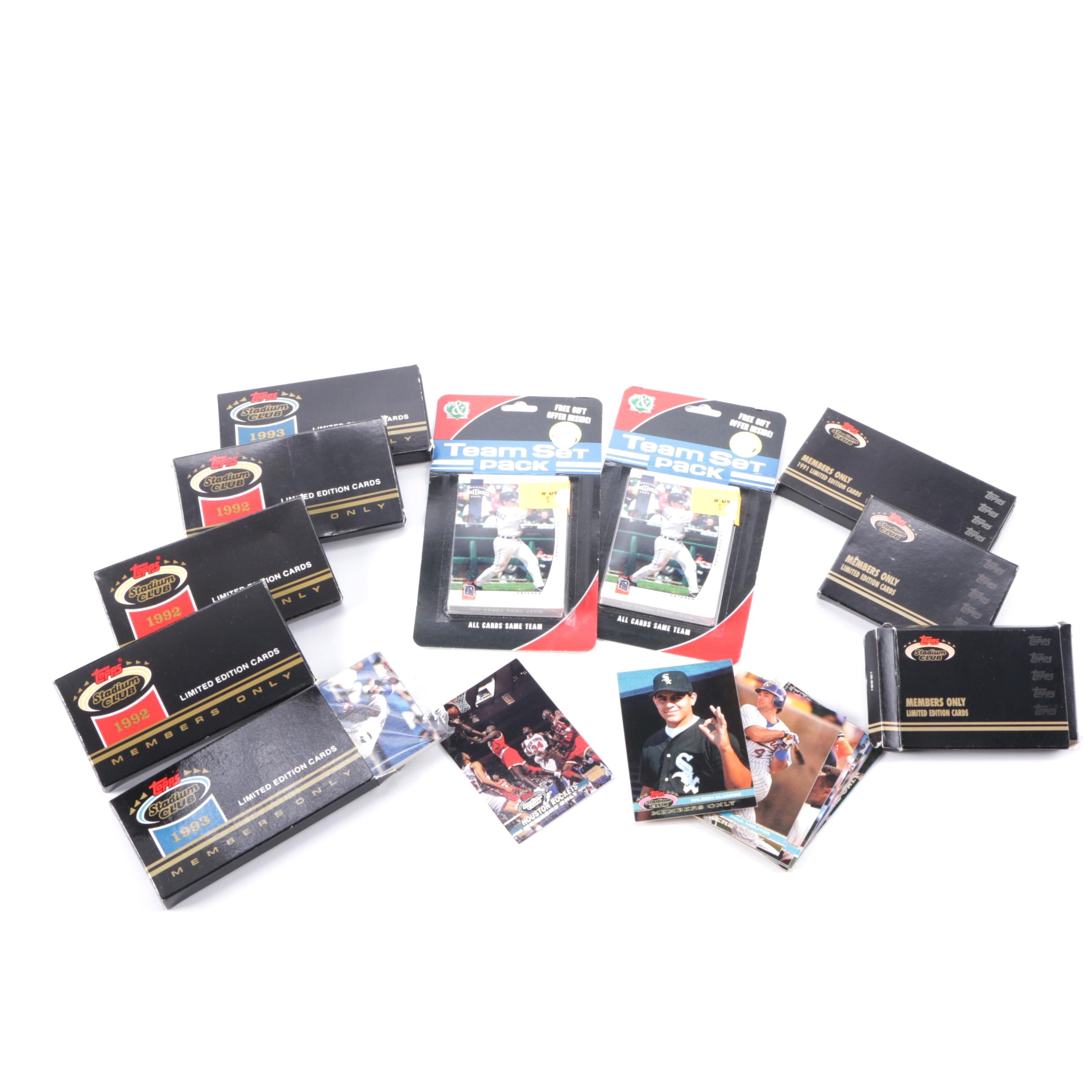 1990s and 2000s Trading Cards Including "Stadium Club" Cards