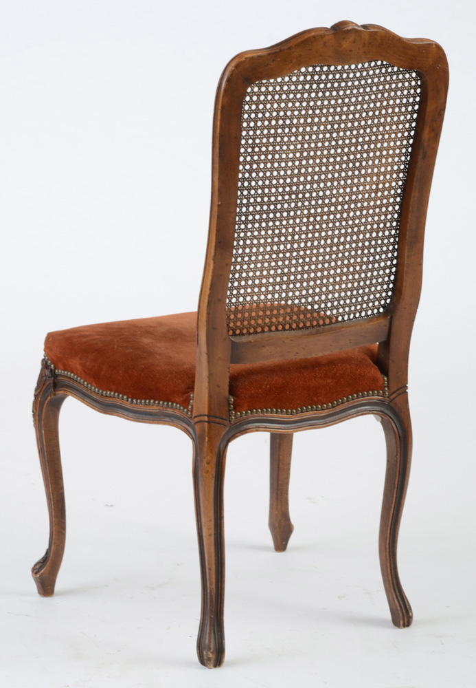 Italian Made Louis XV Style Cane Back Side Chair