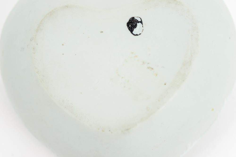 Pate-Sur-Pate Porcelain Heart Trinket Box