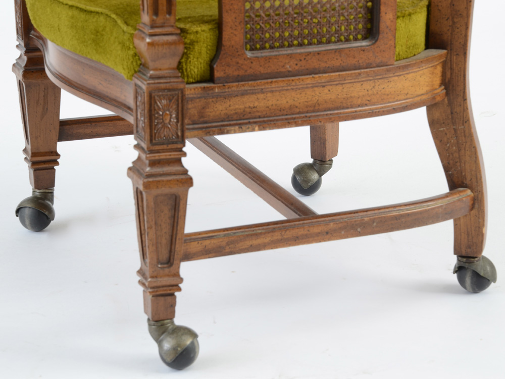 Vintage Cane Back Arm Chairs