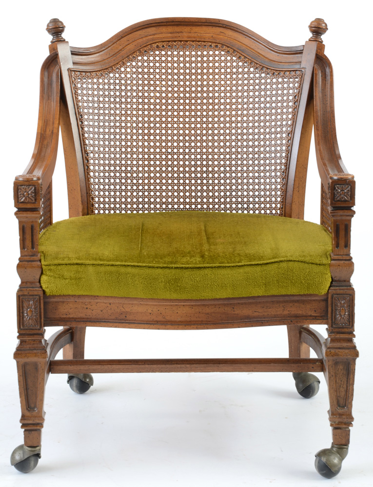 Vintage Cane Back Arm Chairs