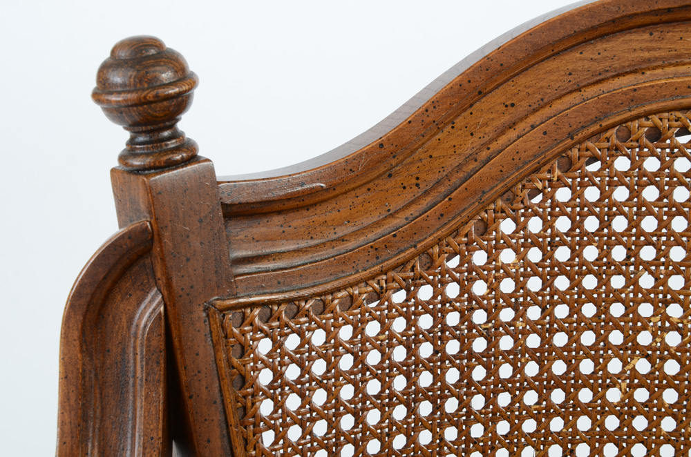 Vintage Cane Back Arm Chairs