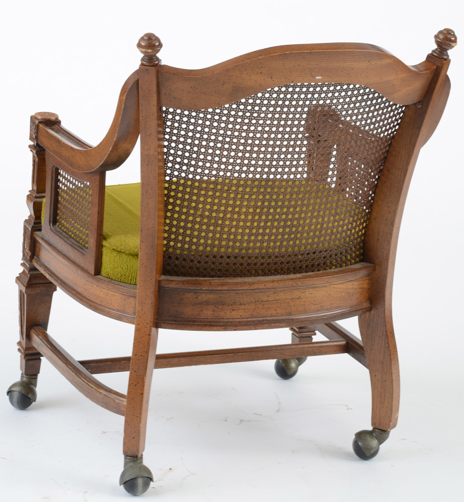 Vintage Cane Back Arm Chairs