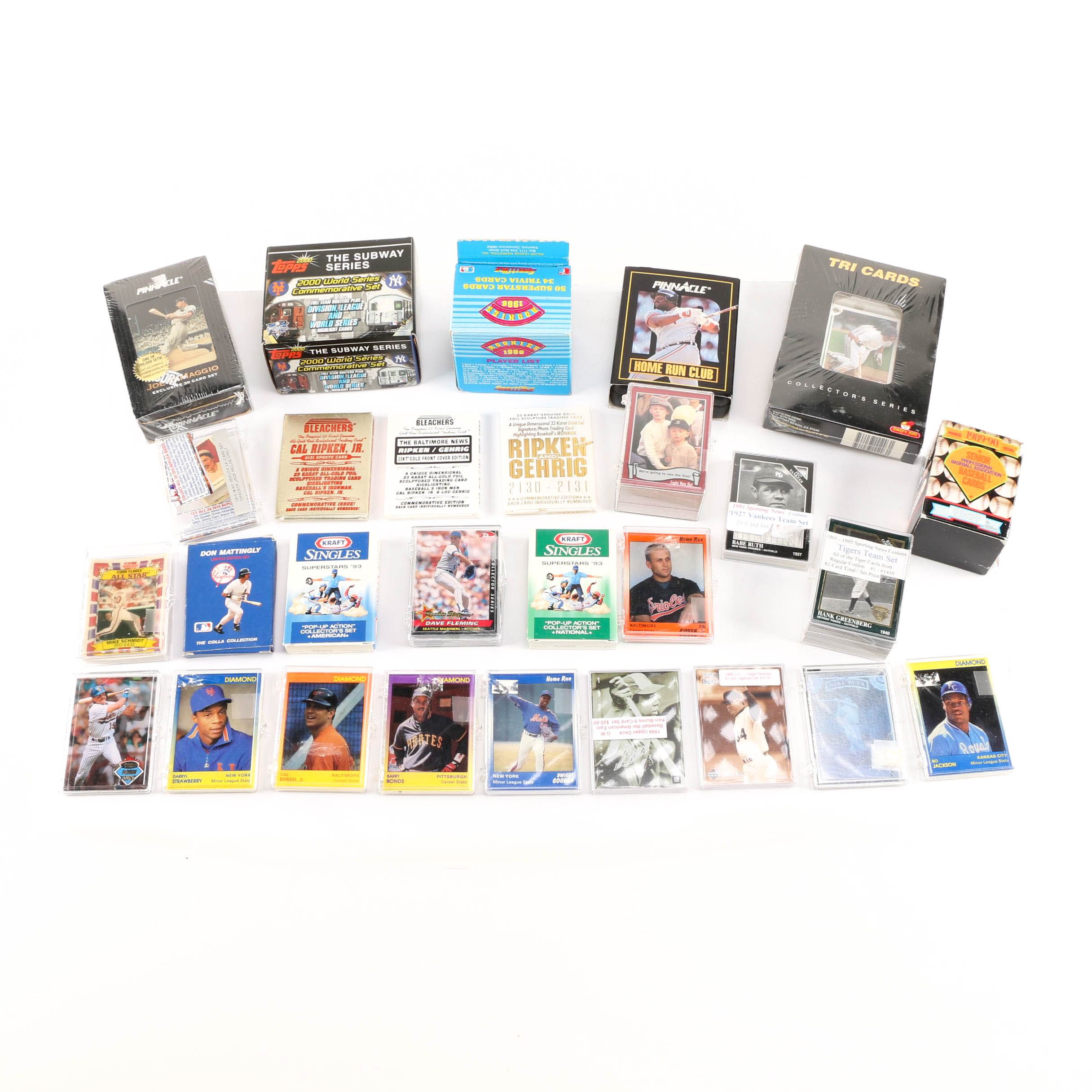 1980s, 1990s, and 2000s Baseball Cards Including Kraft Singles "Pop-Up" Cards