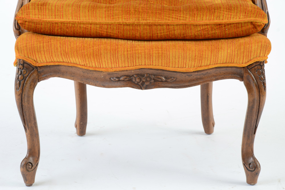 Louis XV Style Cane Back Fauteuil Chairs