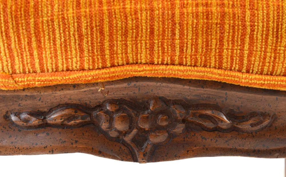 Louis XV Style Cane Back Fauteuil Chairs