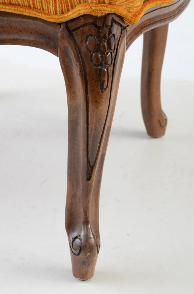 Louis XV Style Cane Back Fauteuil Chairs