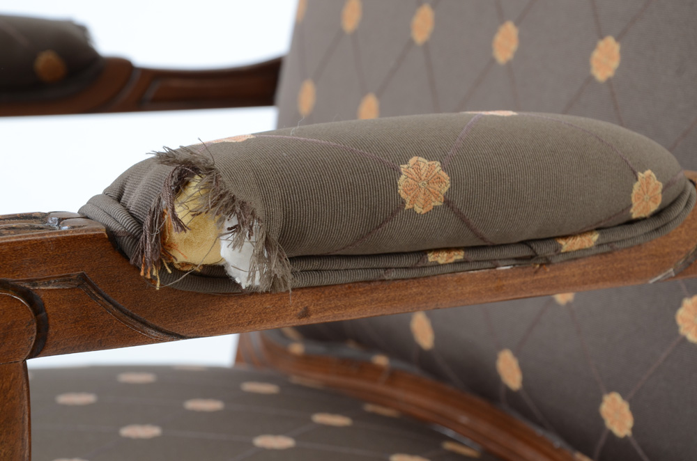 Pair of French Style Lounge Chairs by Sherrill