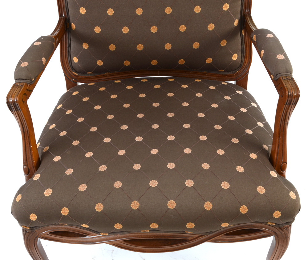 Pair of French Style Lounge Chairs by Sherrill