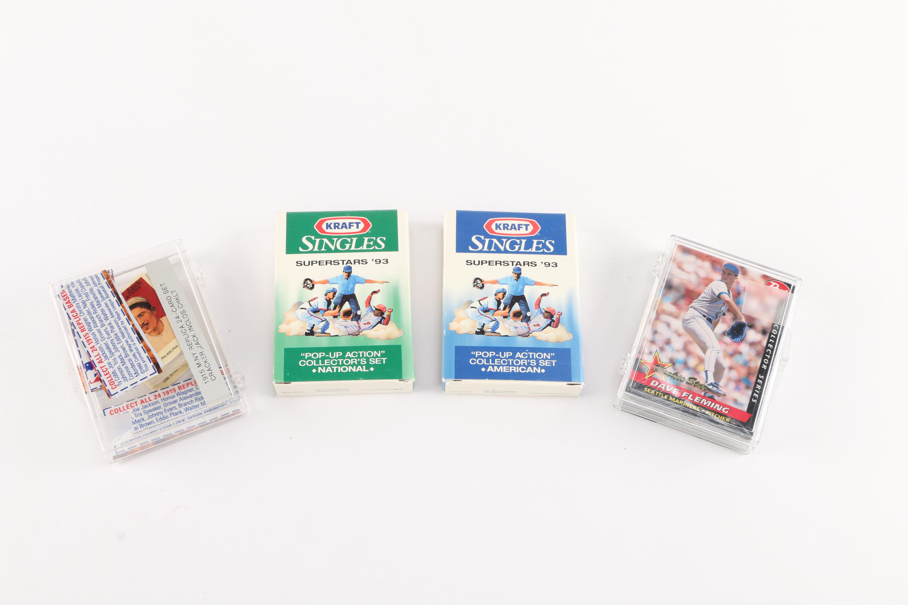 1980s, 1990s, and 2000s Baseball Cards Including Kraft Singles "Pop-Up" Cards