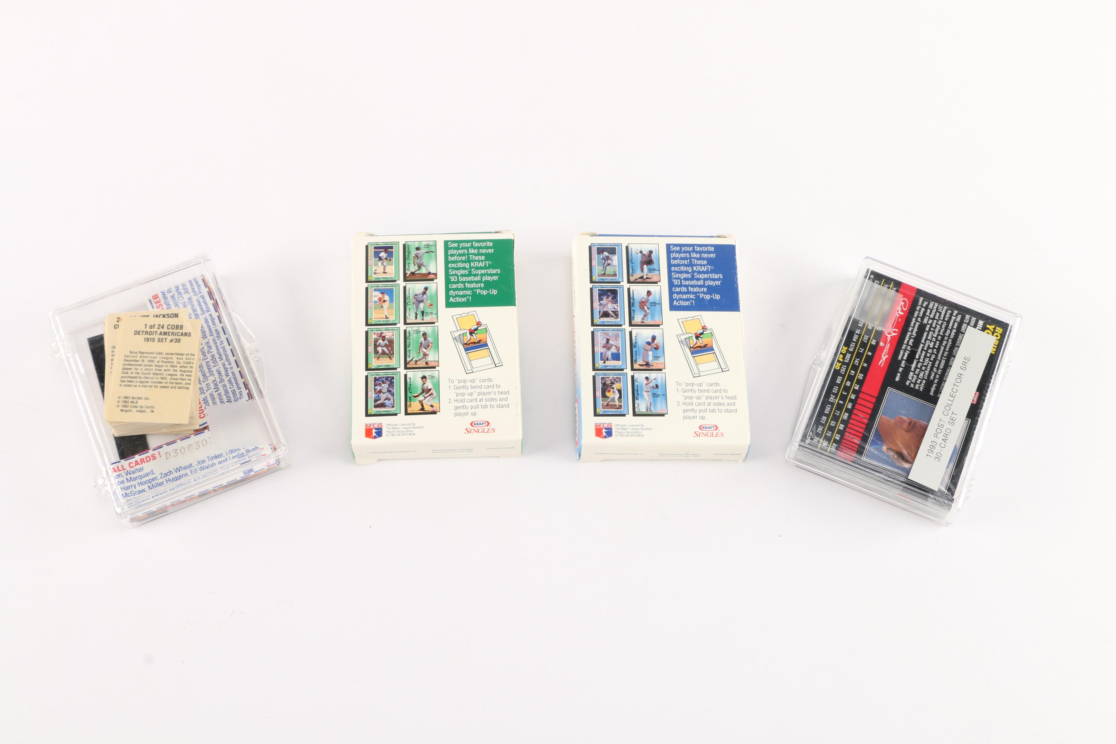1980s, 1990s, and 2000s Baseball Cards Including Kraft Singles "Pop-Up" Cards